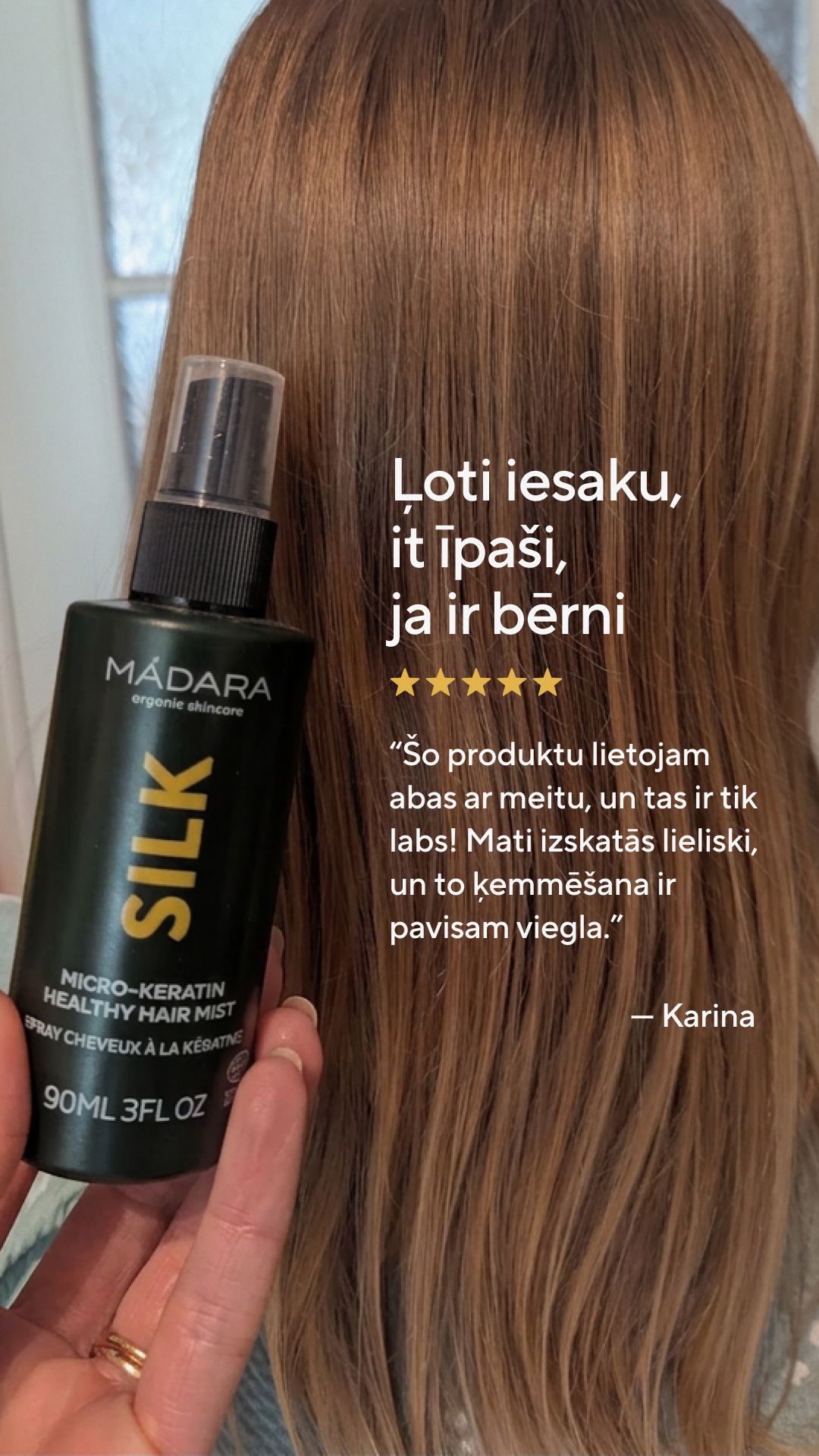 Mádara Organic Skincare Facebook ad