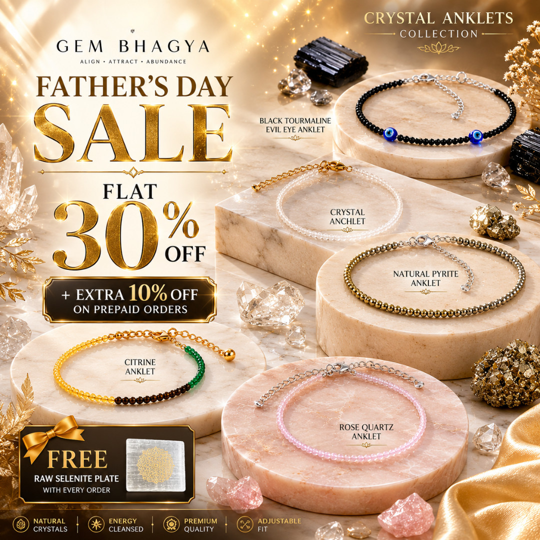 Gem Bhagya Facebook ad: Shop Crystal Anklets Collection