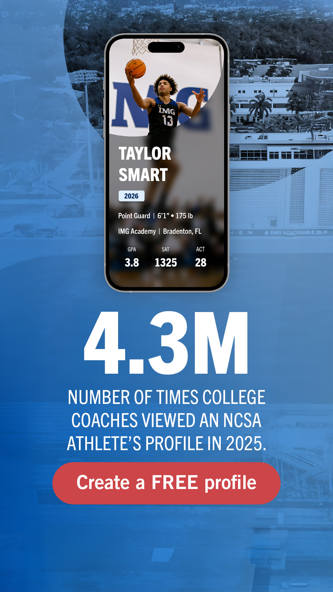 NCSA College Recruiting Facebook ad