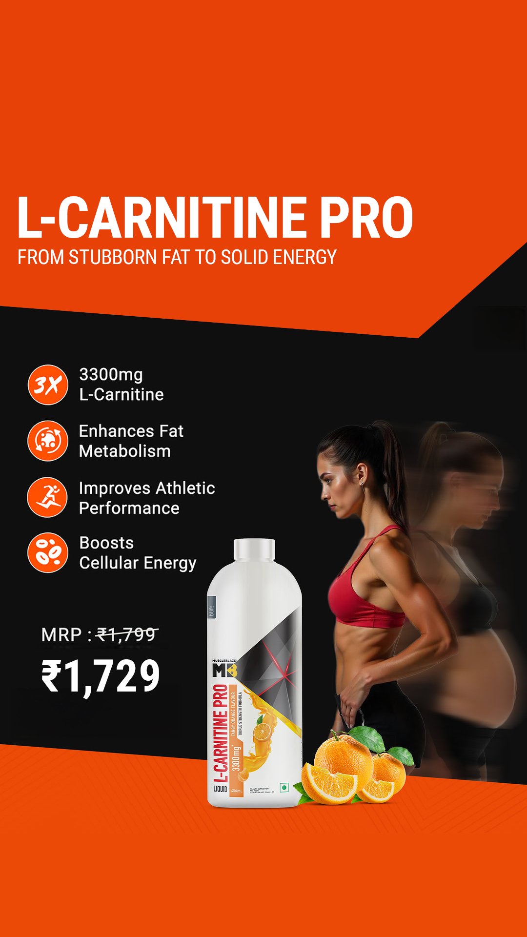 MuscleBlaze Facebook ad