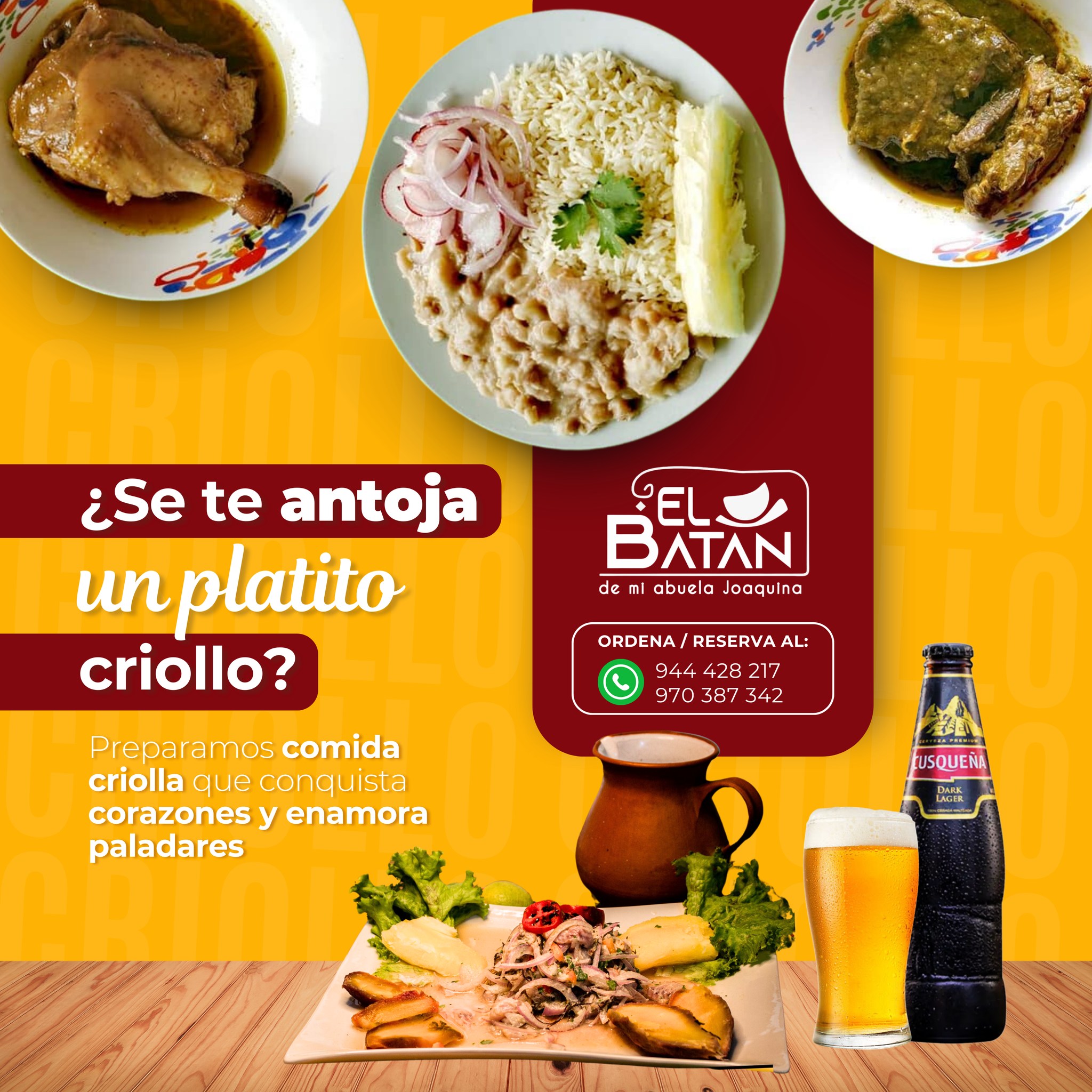 El batán de mi abuela Joaquina Facebook ad: Tu restaurante en Santa con el mejor sabor…