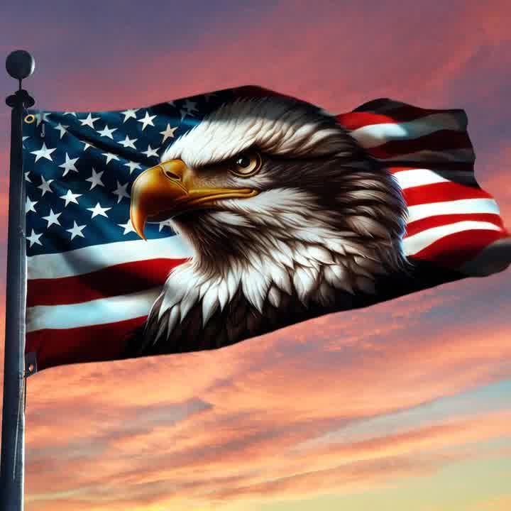 Unique Flags Facebook ad: 3-Day Delivery, Fly It Fast A durable patriotic grommet…