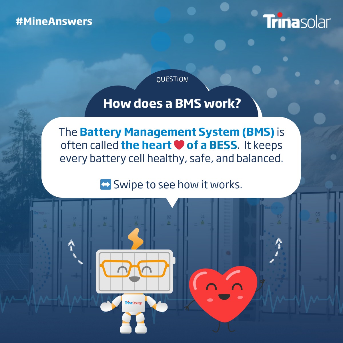 Trinasolar Asia Pacific Facebook ad: Ever wondered what keeps every Trina Storage Battery…