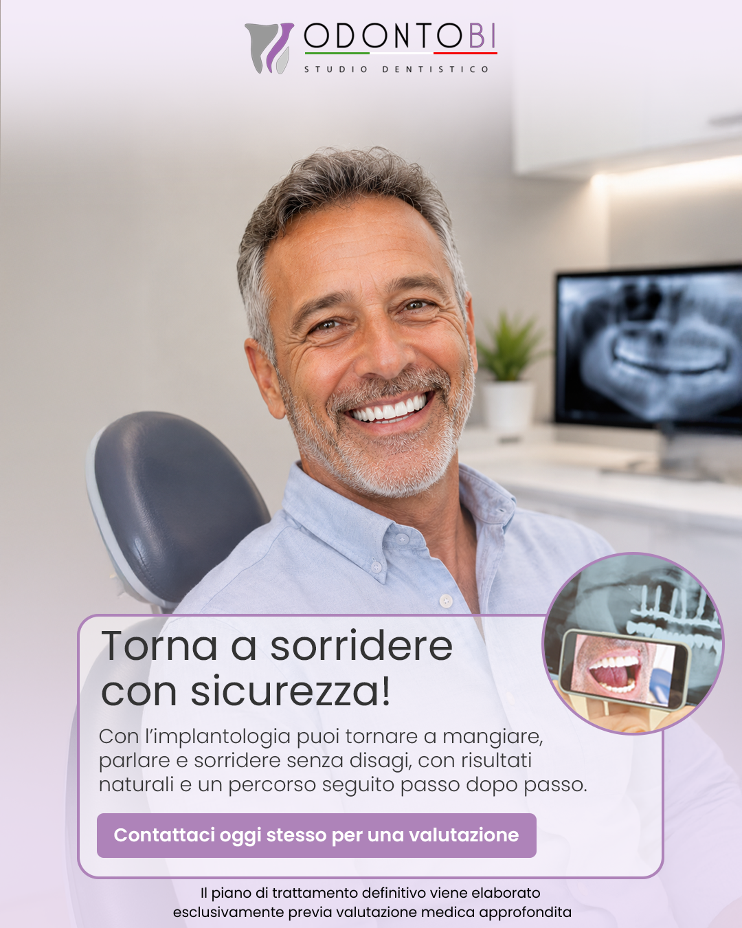 Odontobi Studio Dentistico Facebook ad: Torna a sorridere con sicurezza!