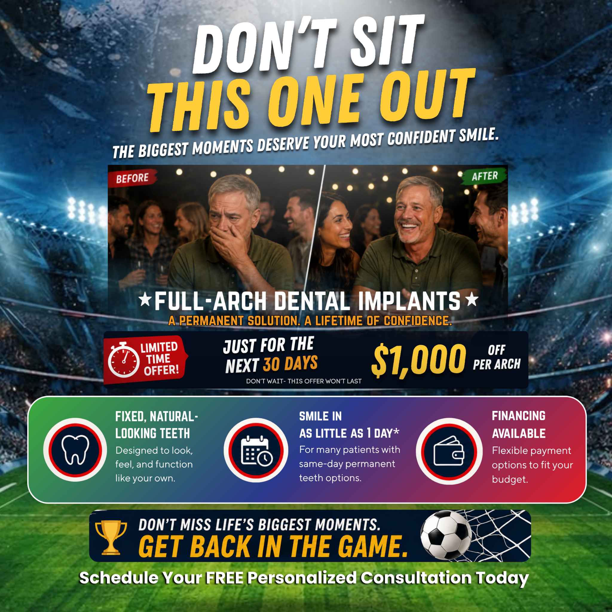 Coastline Dental Facebook ad