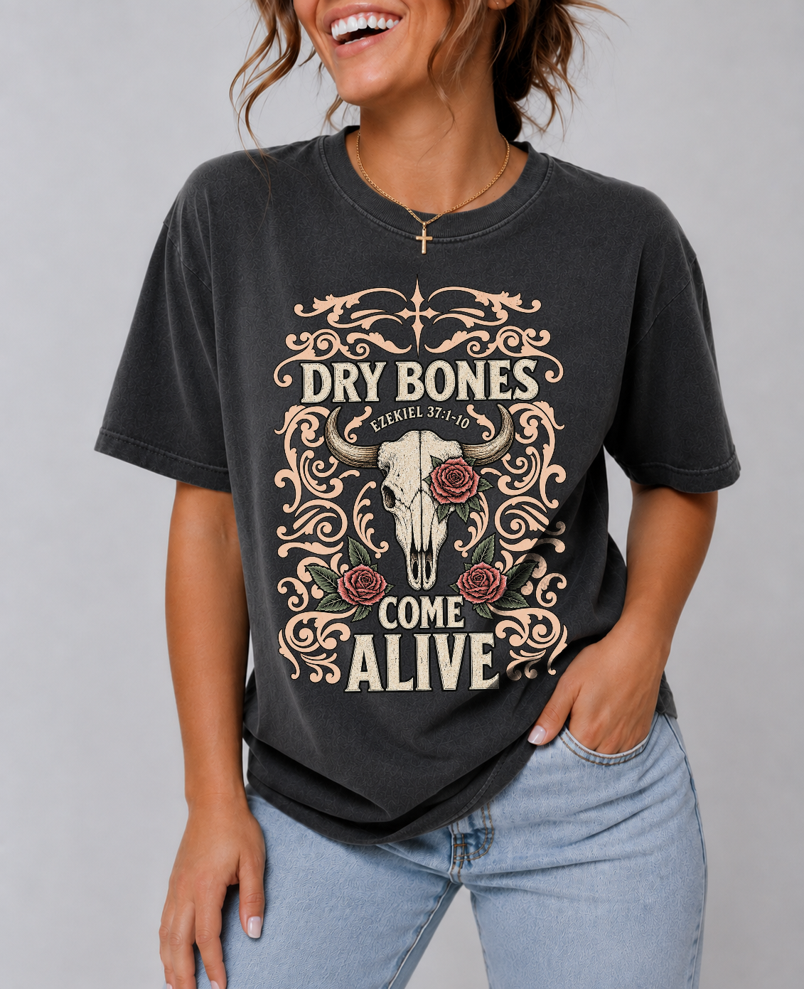 TheChristianboho Facebook ad: Start a conversation about God with your apparel!
