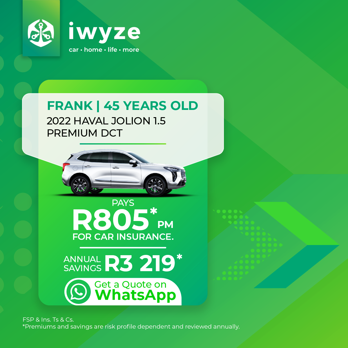 iWYZE Facebook ad