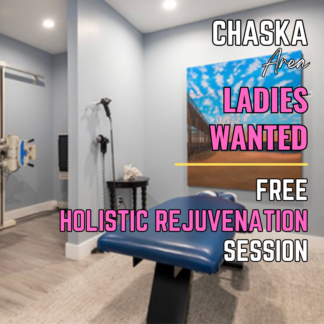 Discover Chiropractic - Chaska Facebook ad: FREE HOLISTIC REJUVENATION SESSION IN CHASKA