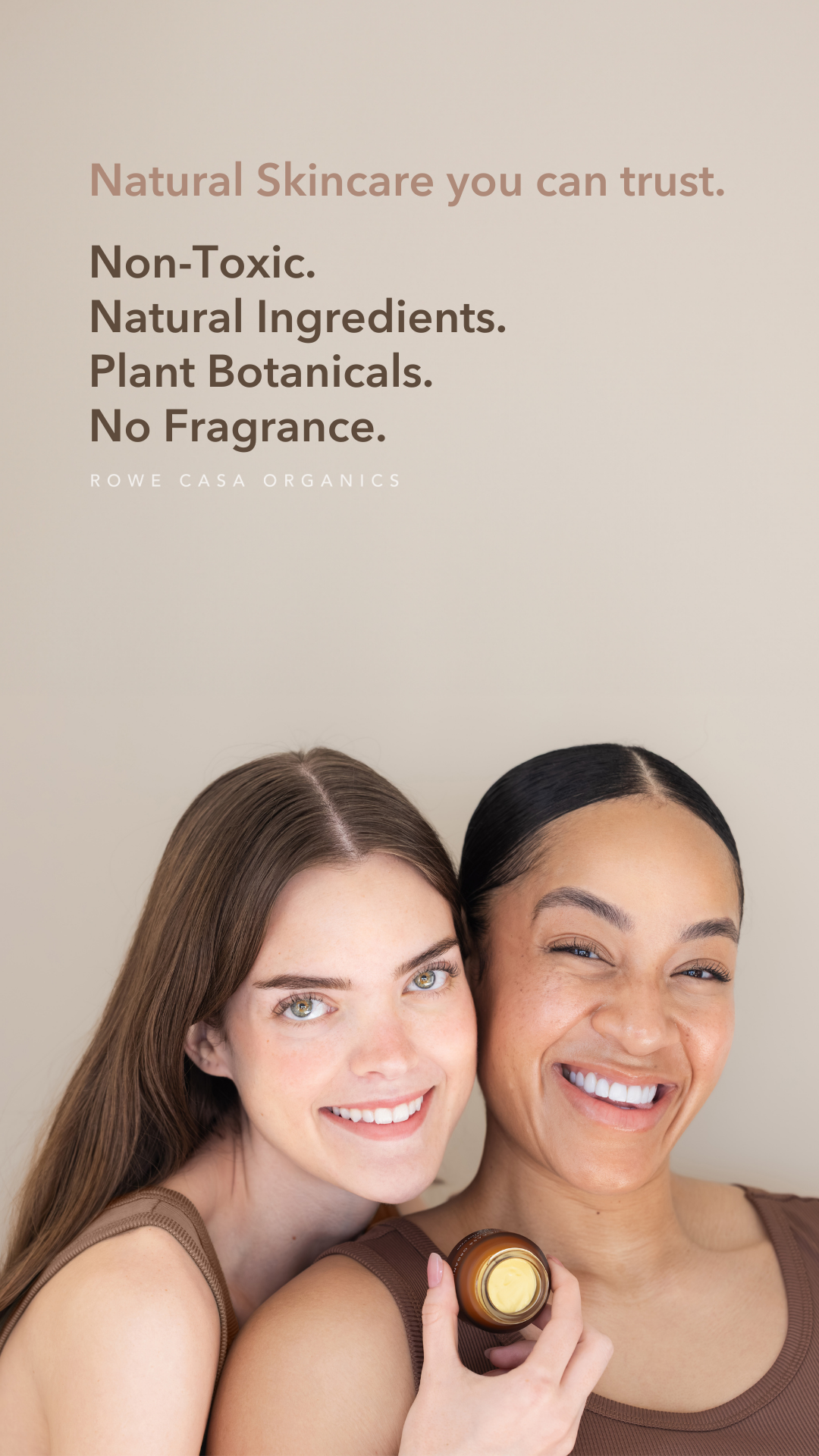 Rowe Casa Organics Facebook ad