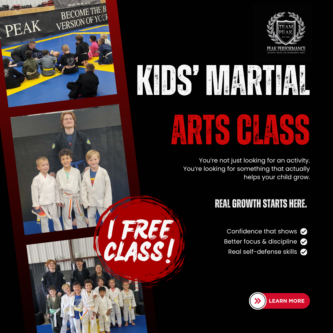 Peak Performance MMA Justin Facebook ad