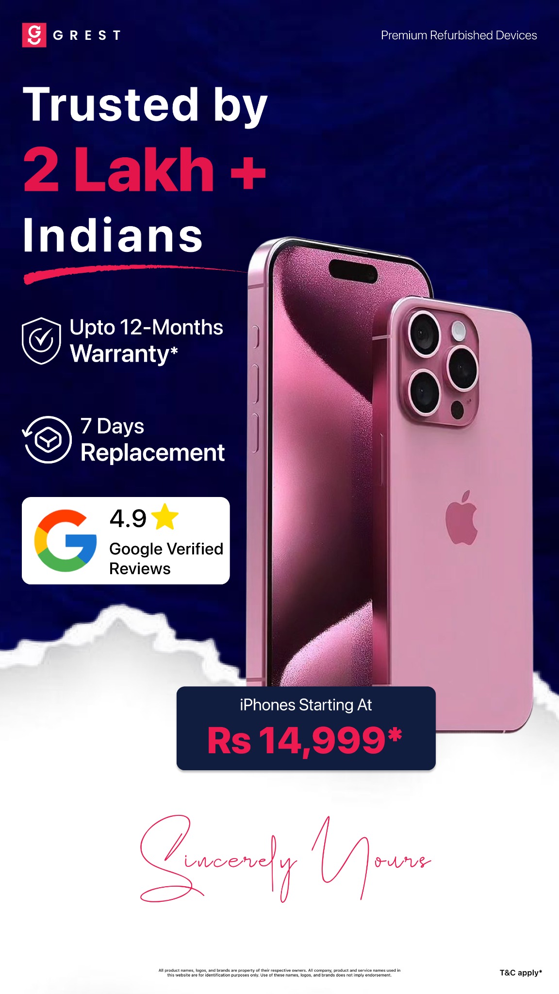 Grest India Facebook ad from Aug 8, 2026