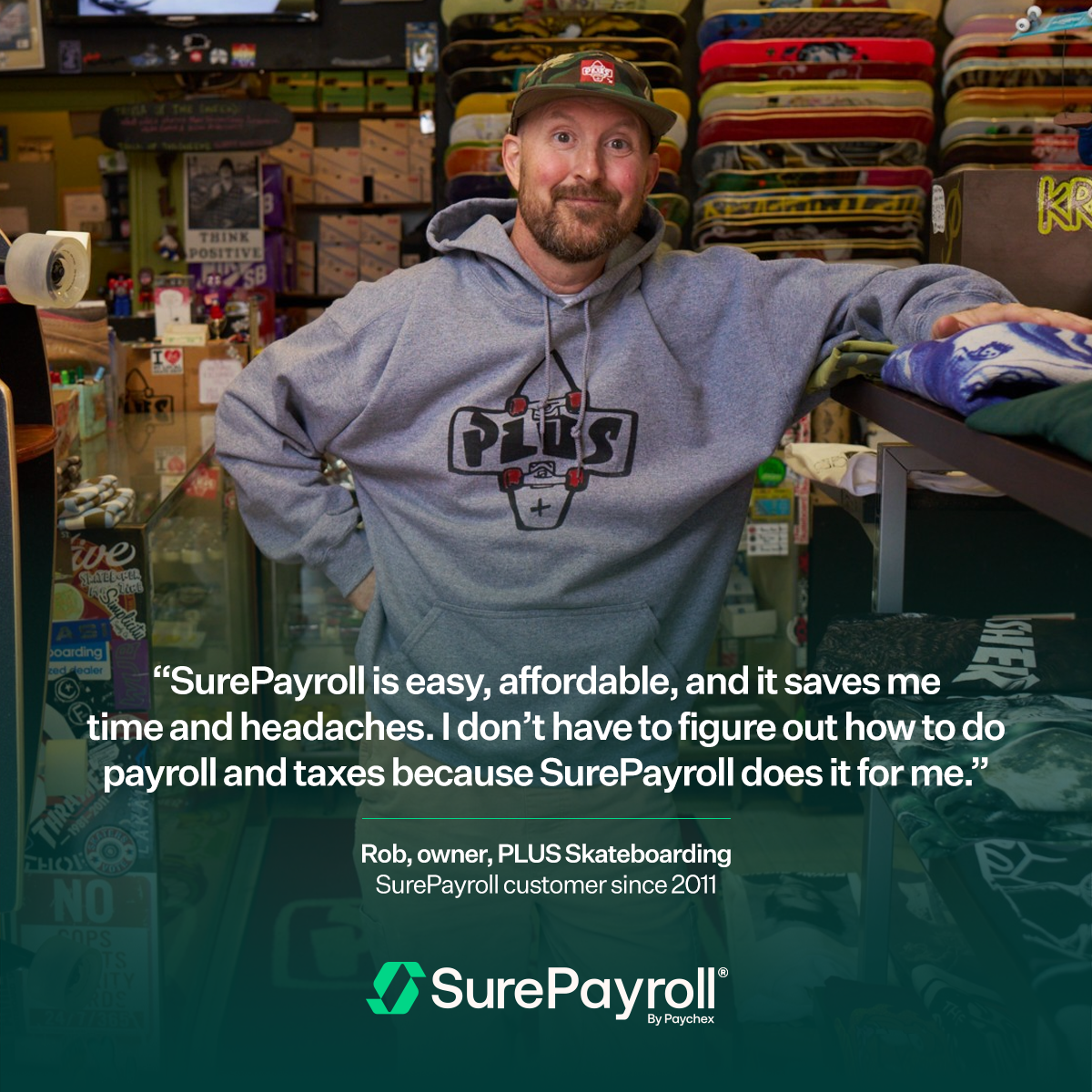 SurePayroll Facebook ad from Feb 3, 2026