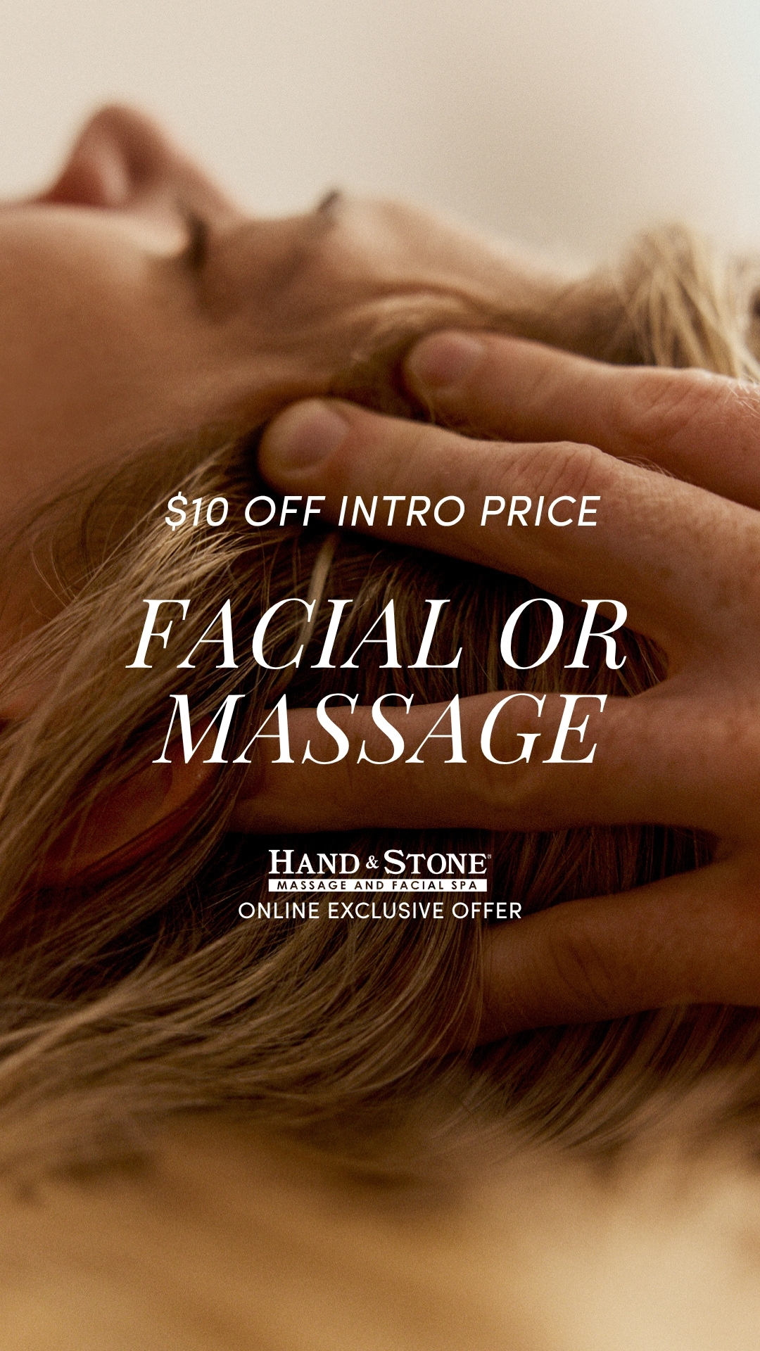 Hand & Stone Massage and Facial Spa West Chester, Ohio Facebook ad from Jun 5, 2026