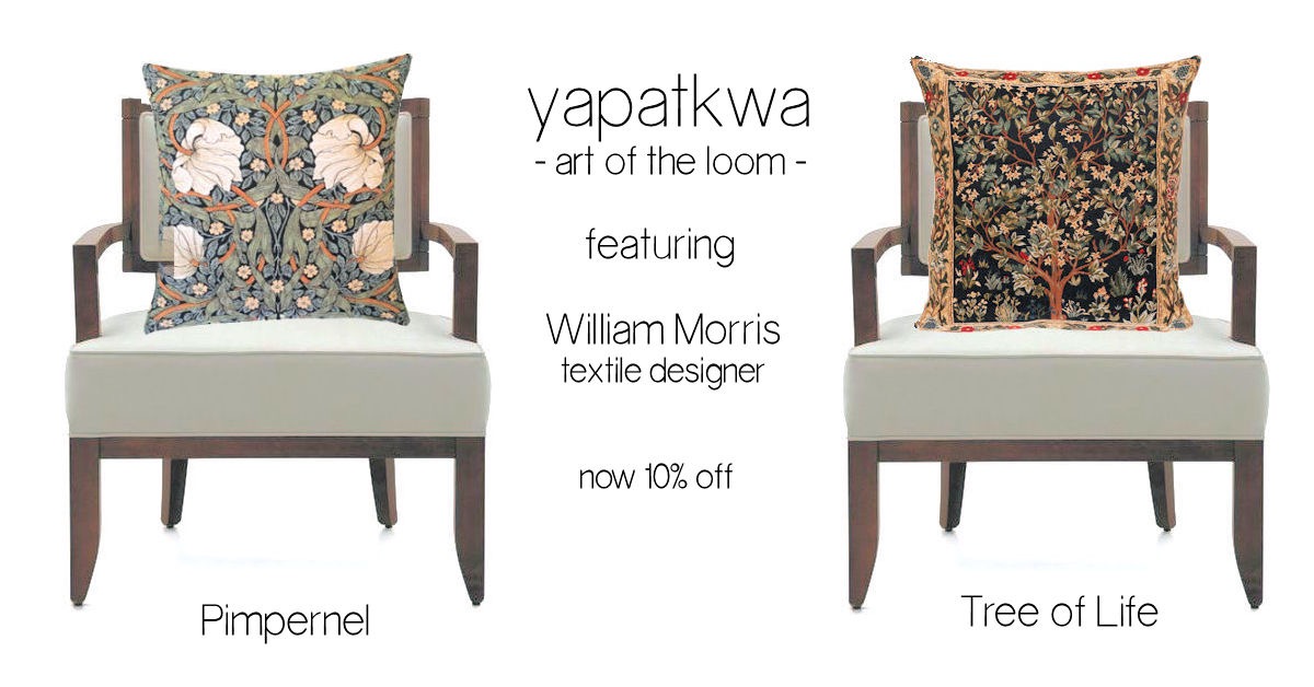 Yapatkwa Tapestries Facebook ad: William Morris Special