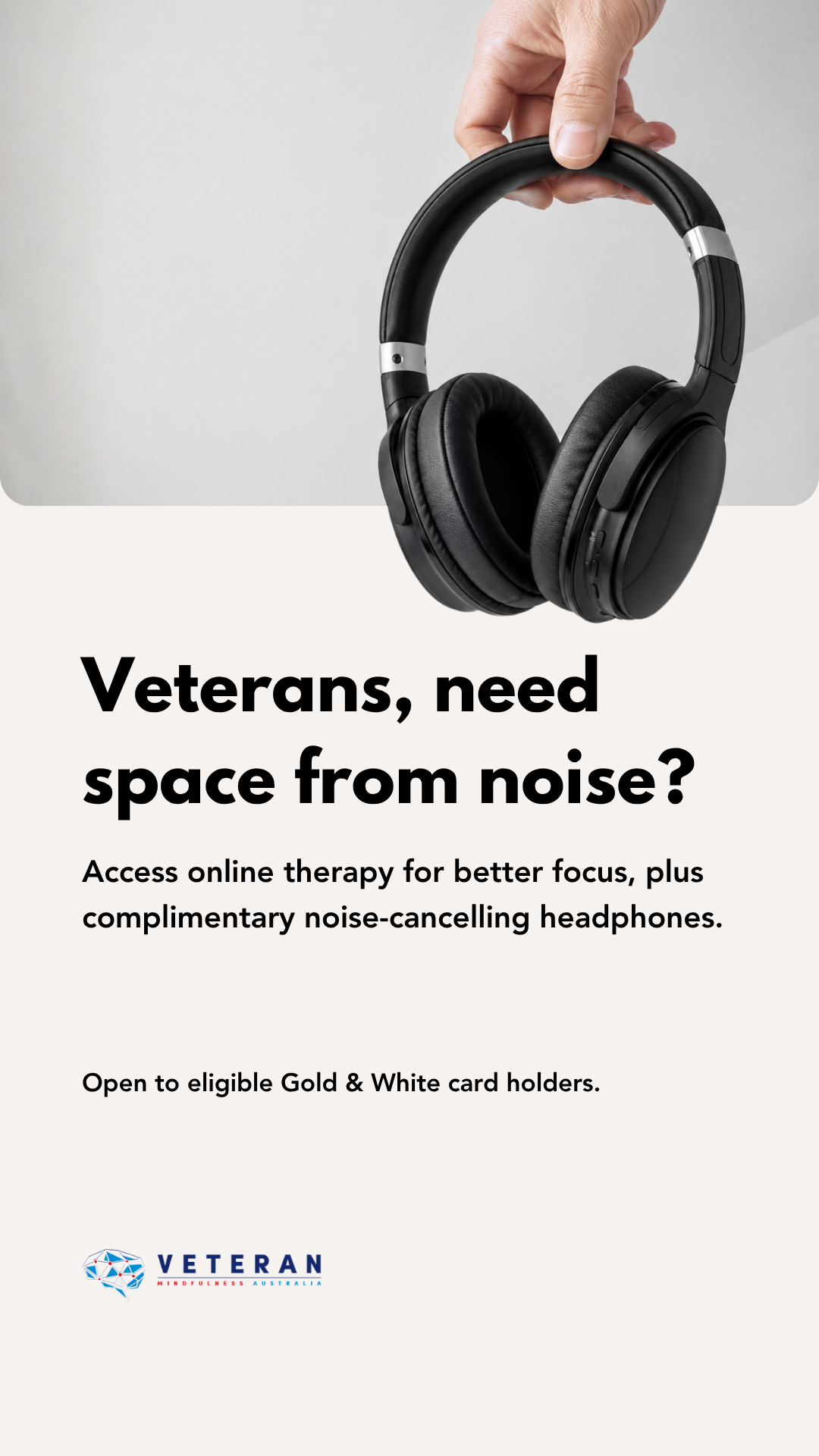 Veteran Mindfulness Australia Facebook ad
