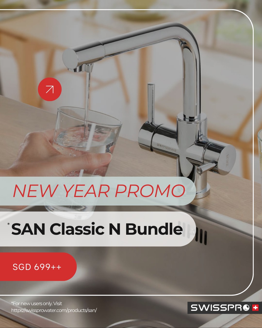 Swisspro Singapore Facebook ad: The Season’s Best Deals Are Here