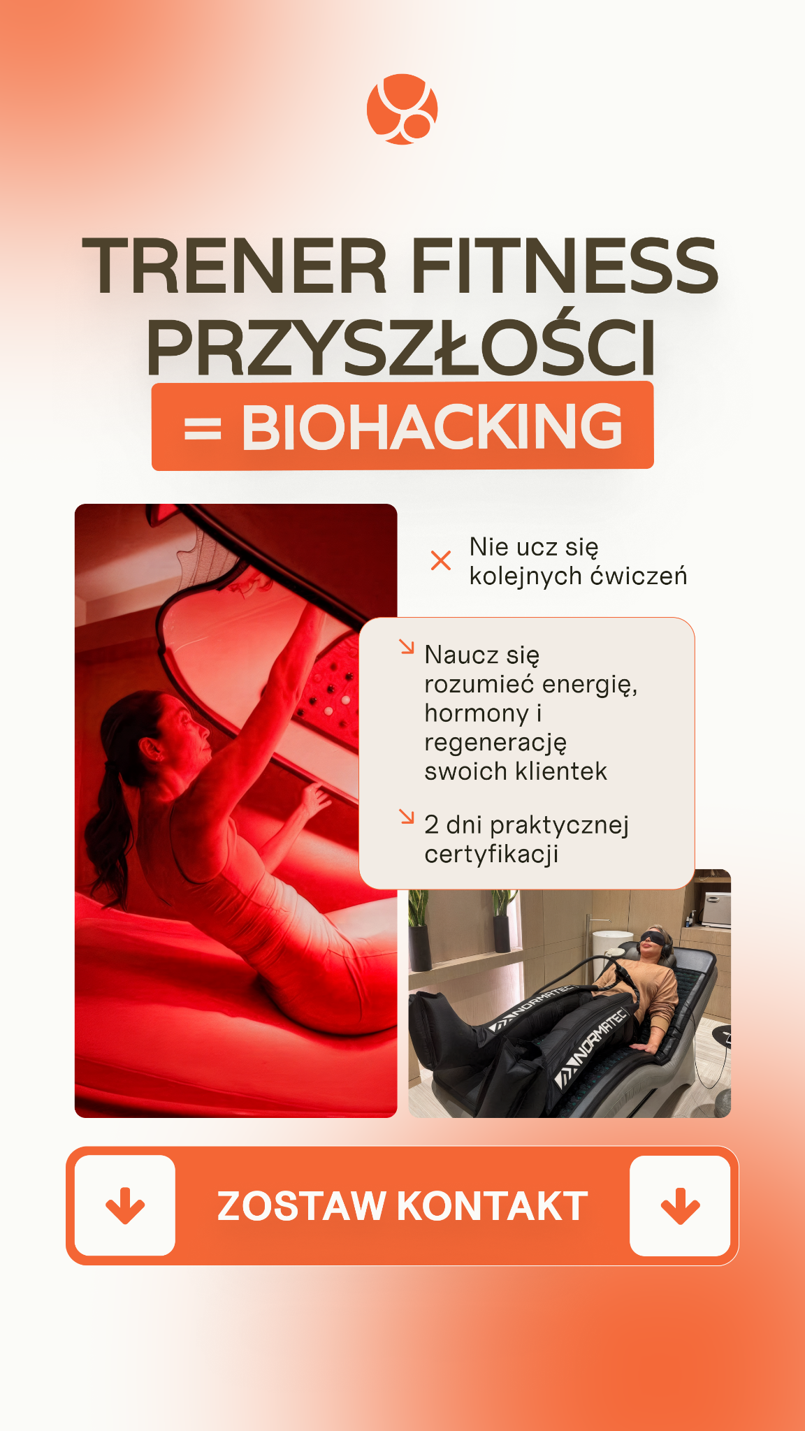Yogovo studio Facebook ad: Zapisz się na kurs