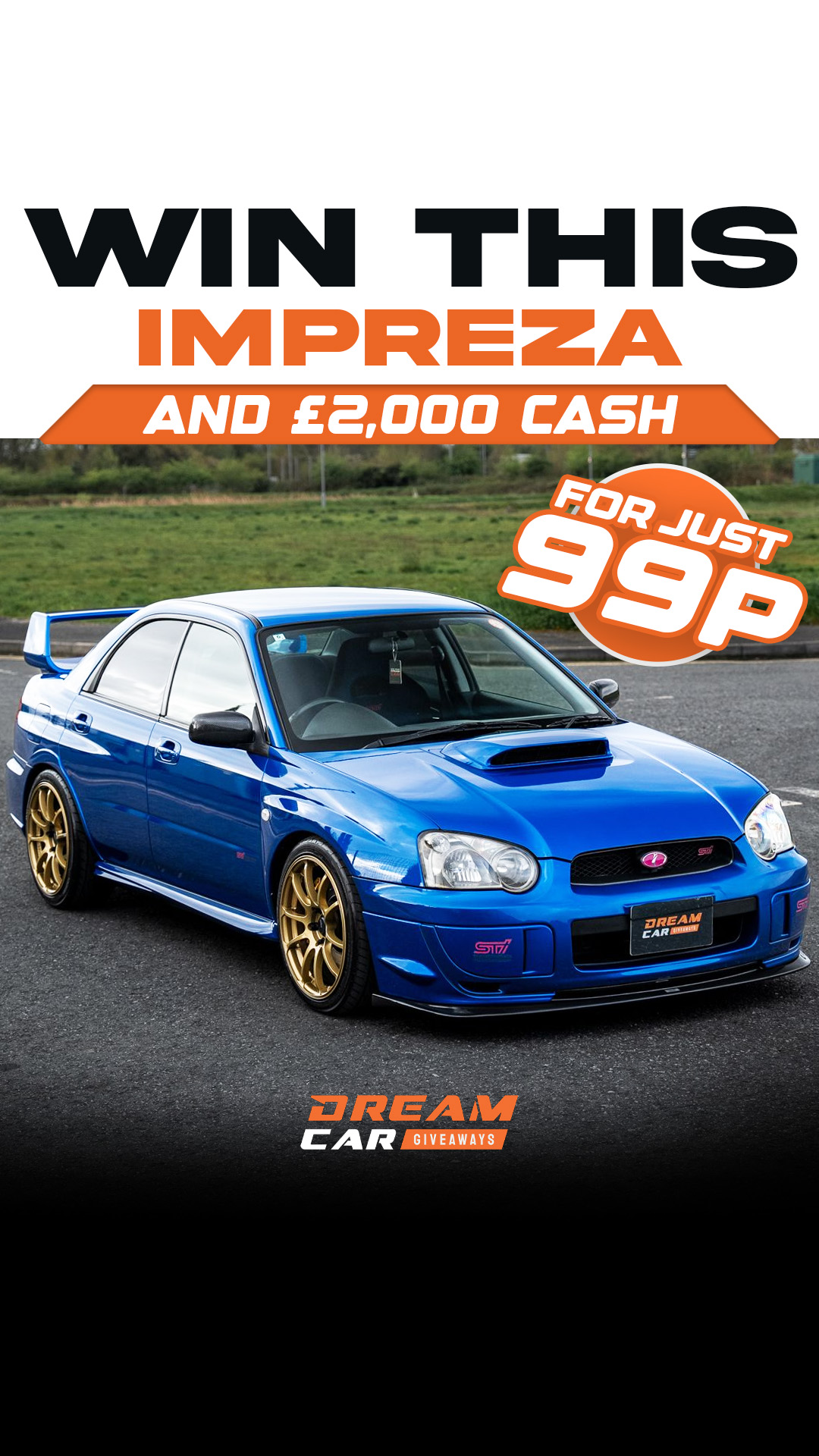 Dream Car Giveaways Facebook ad