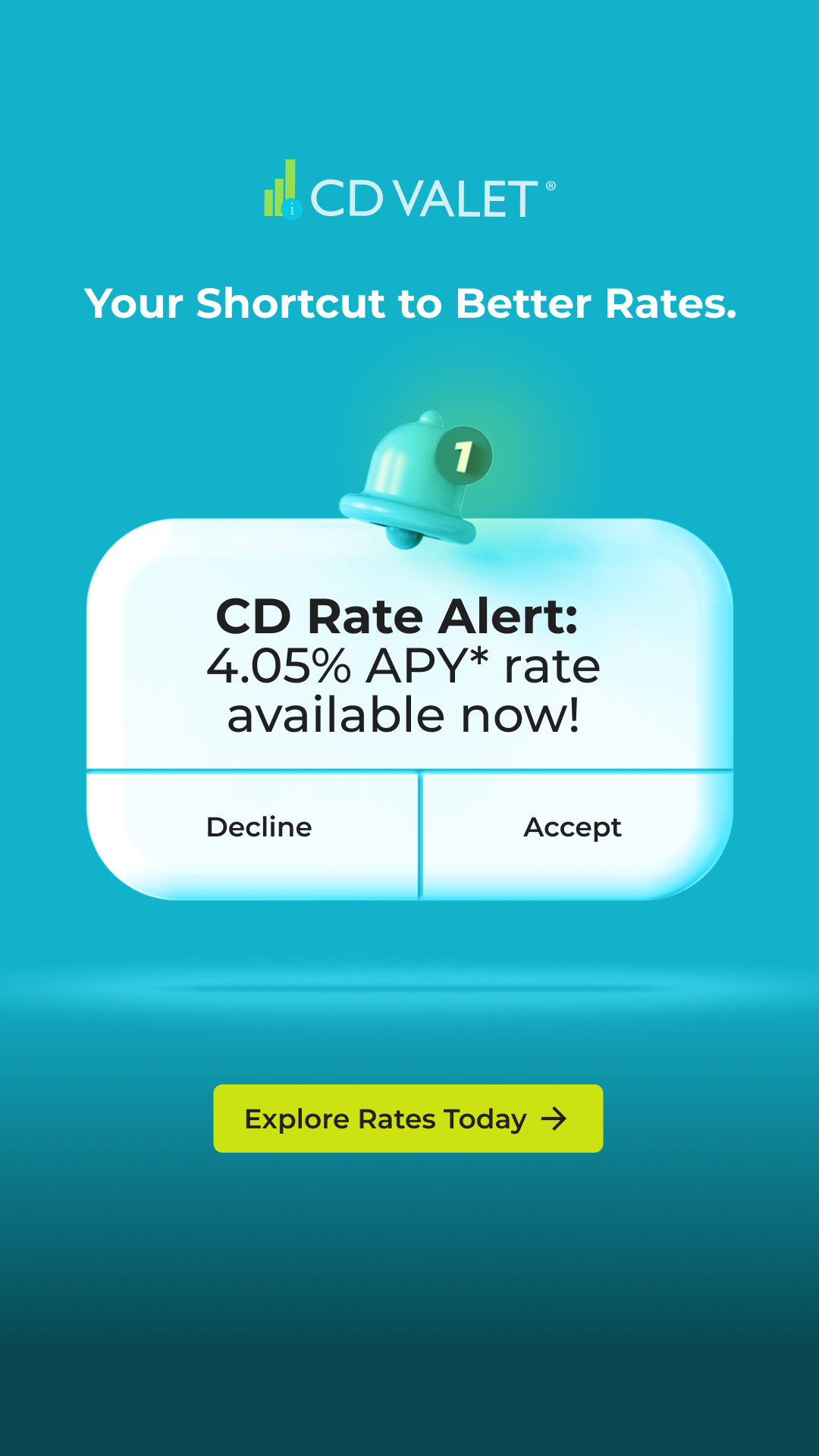CD Valet Facebook ad from May 27, 2026