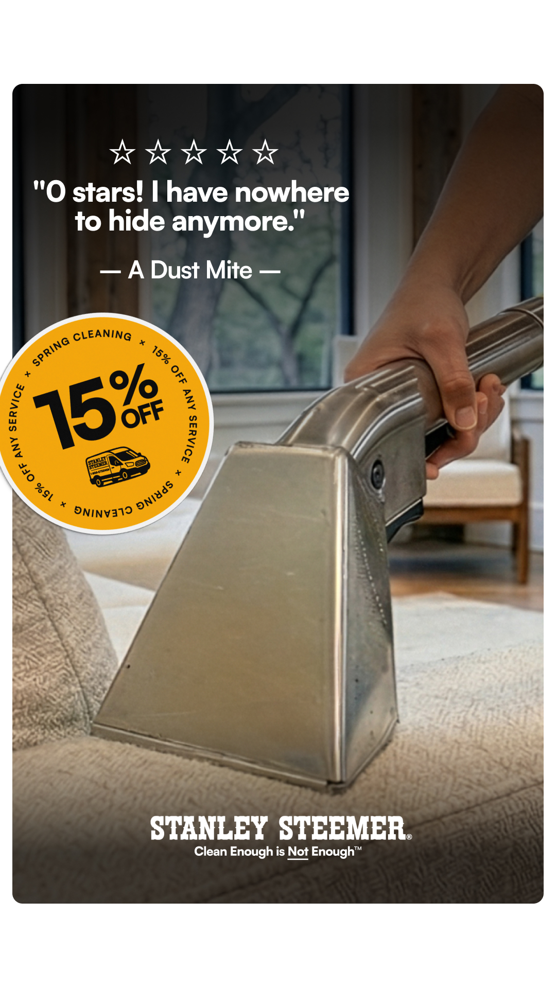 Stanley Steemer Facebook ad