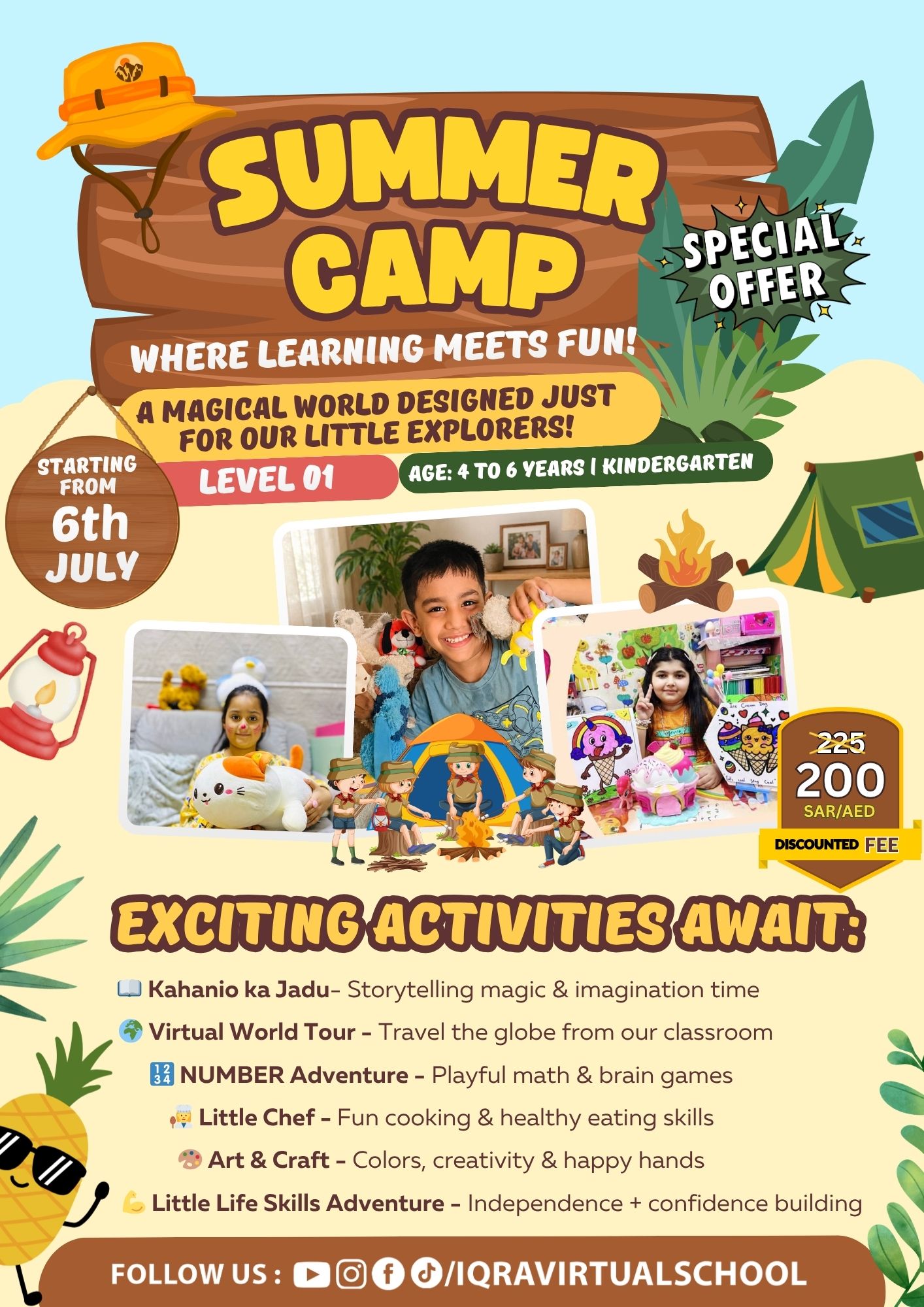 IQRA Virtual School Facebook ad