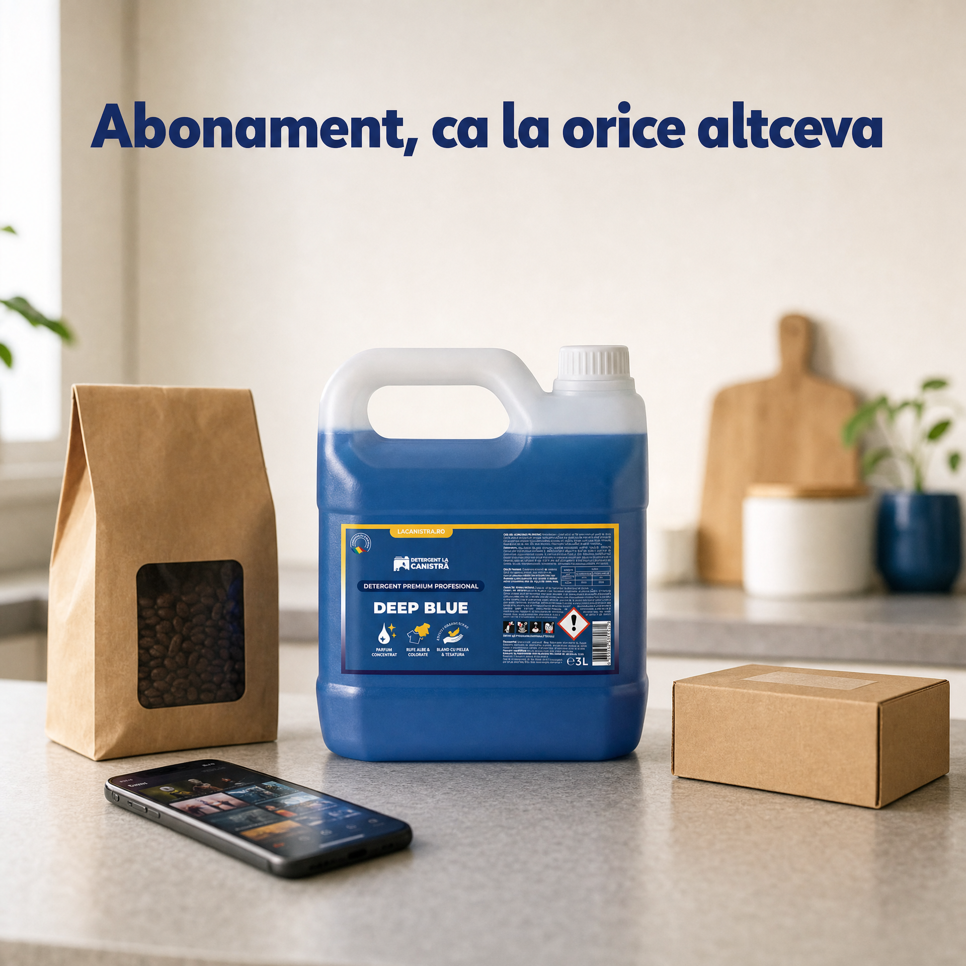 LaCanistra.ro Facebook ad: Abonament la Detergent