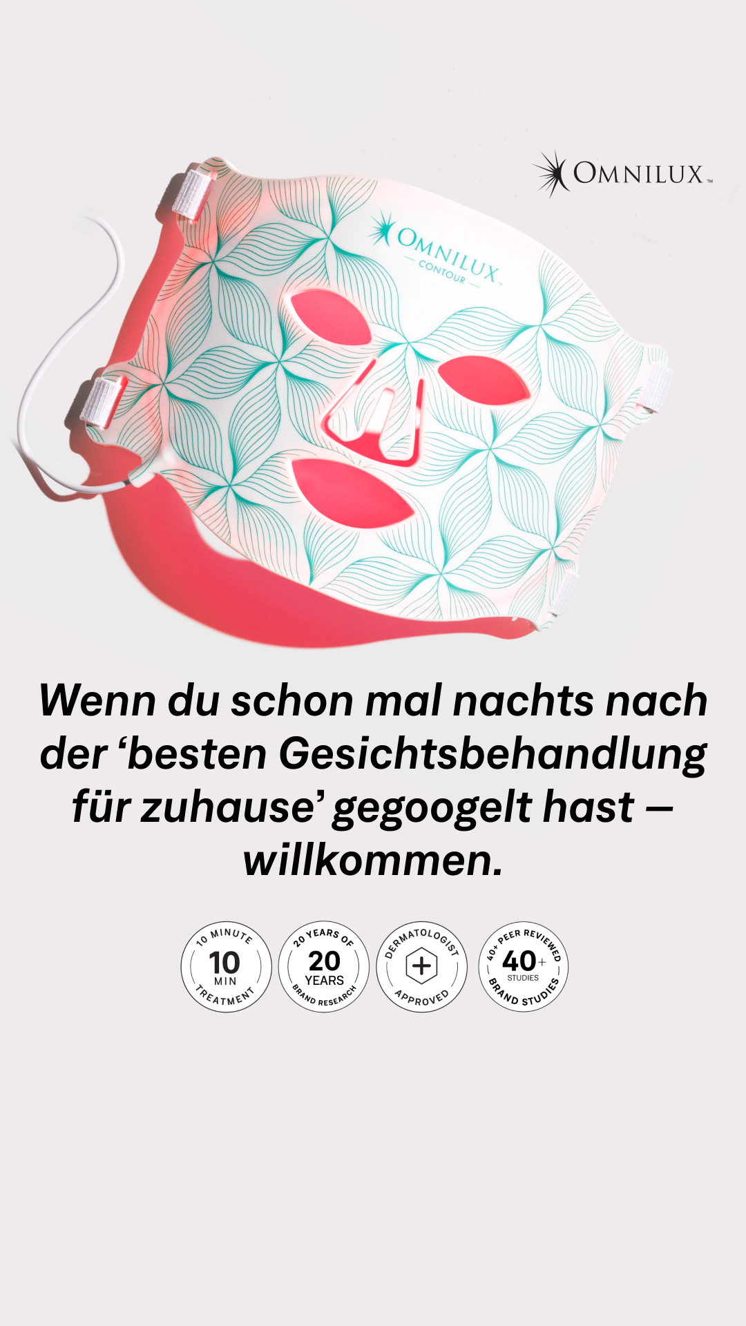 Omnilux Facebook ad
