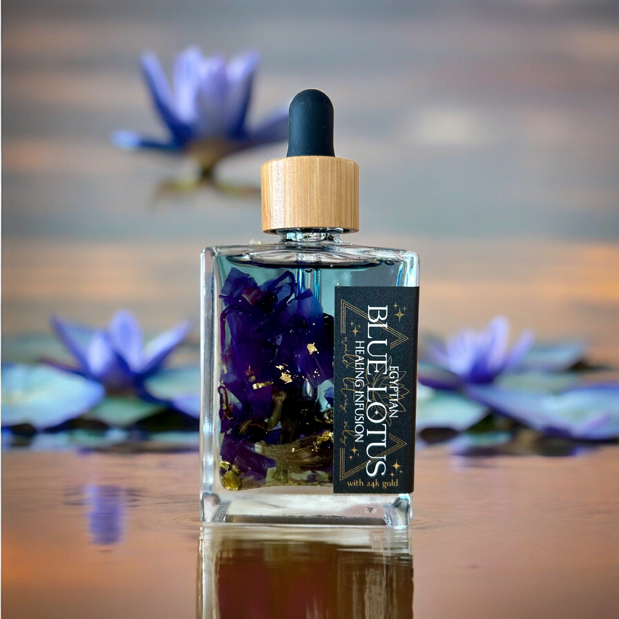 Wild Lotus Oils Facebook ad: Hand poured in Australia with the purest ingredients…