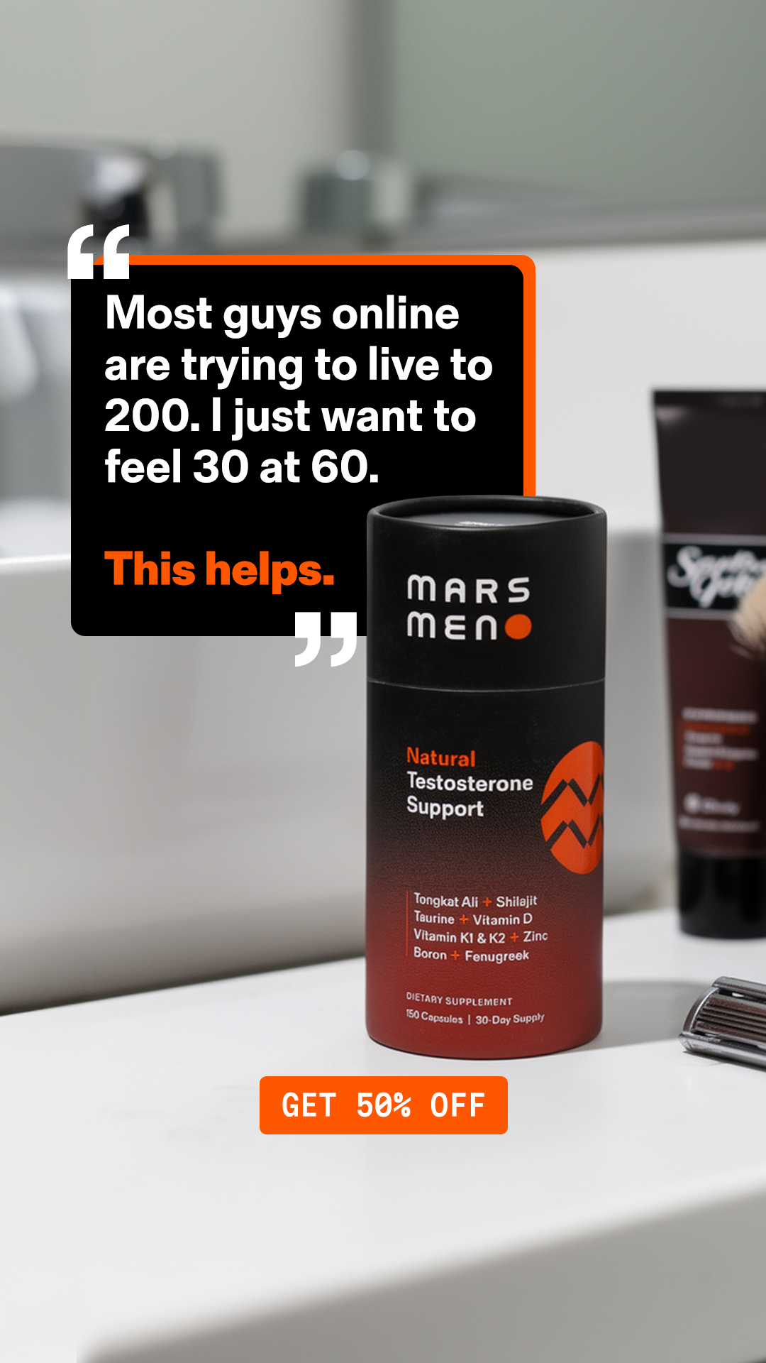 Mars Men Facebook ad