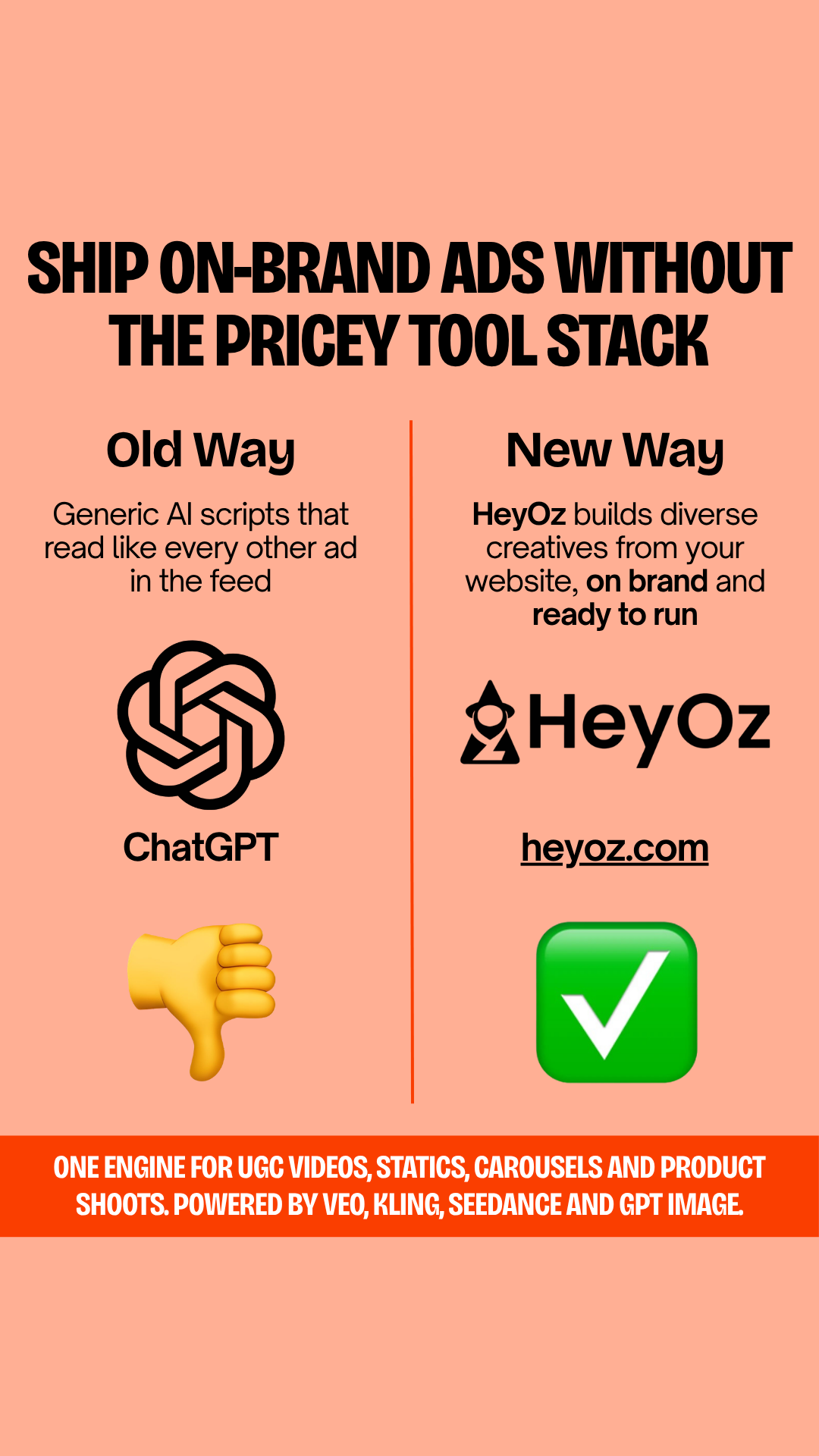 Oz: AI Marketing Platform Facebook ad