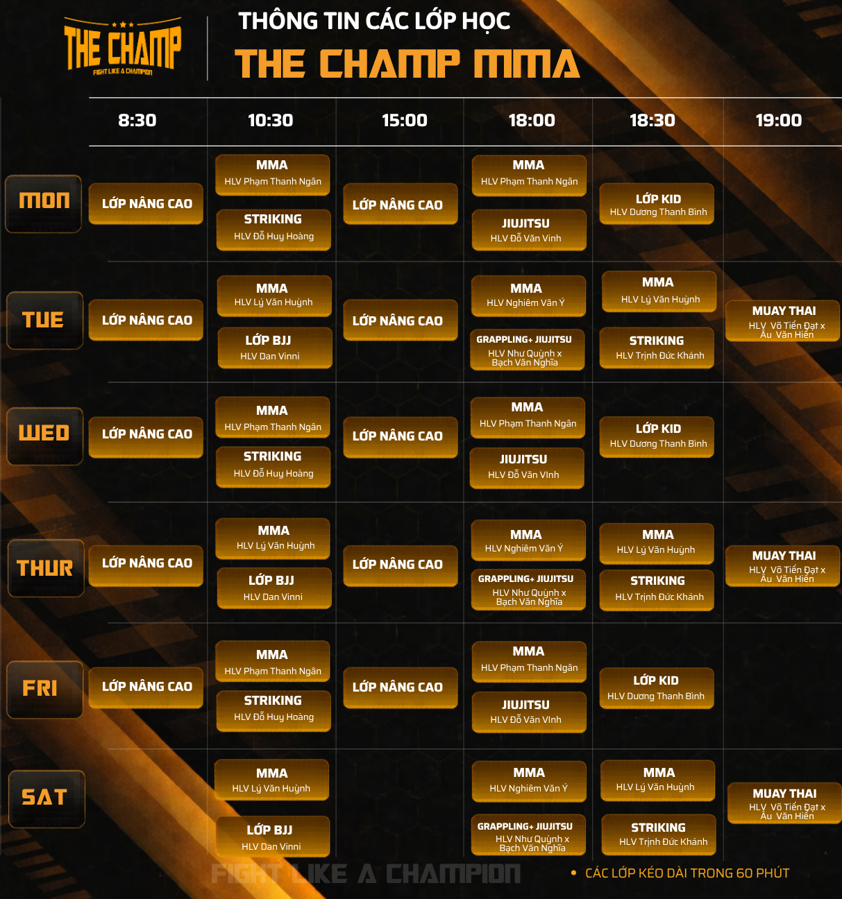 The Champ MMA Facebook ad: ĐĂNG KÝ TẬP THỬ