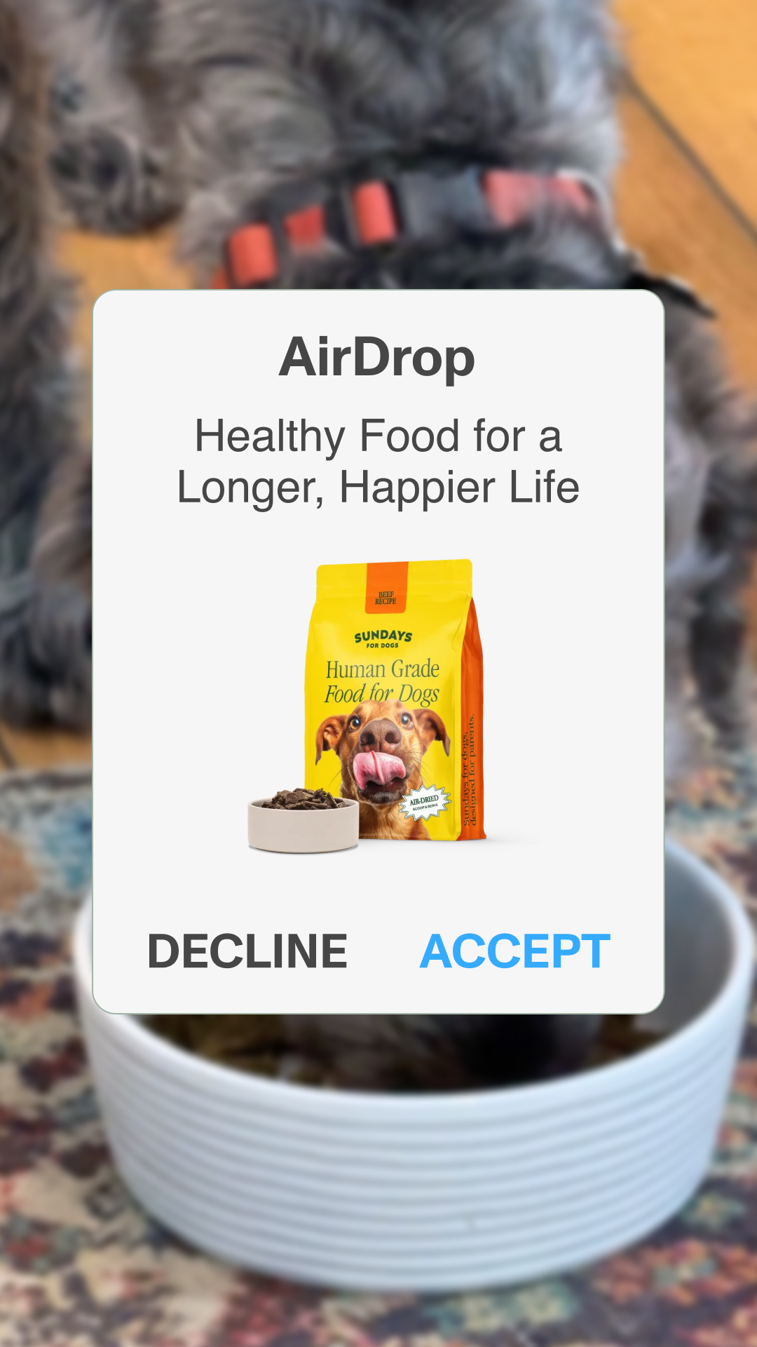 Sundays Facebook ad