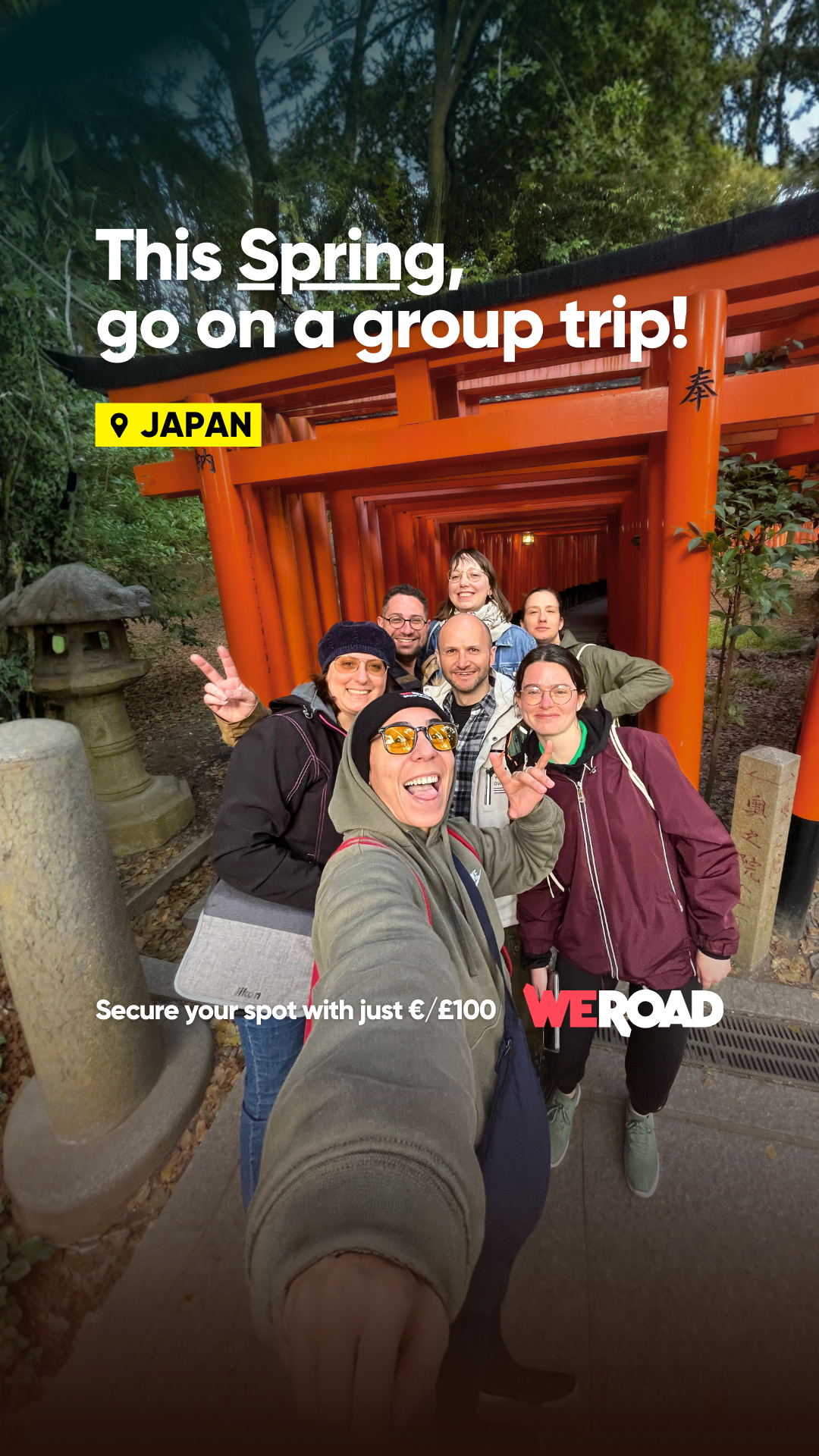 WeRoad Travel Facebook ad