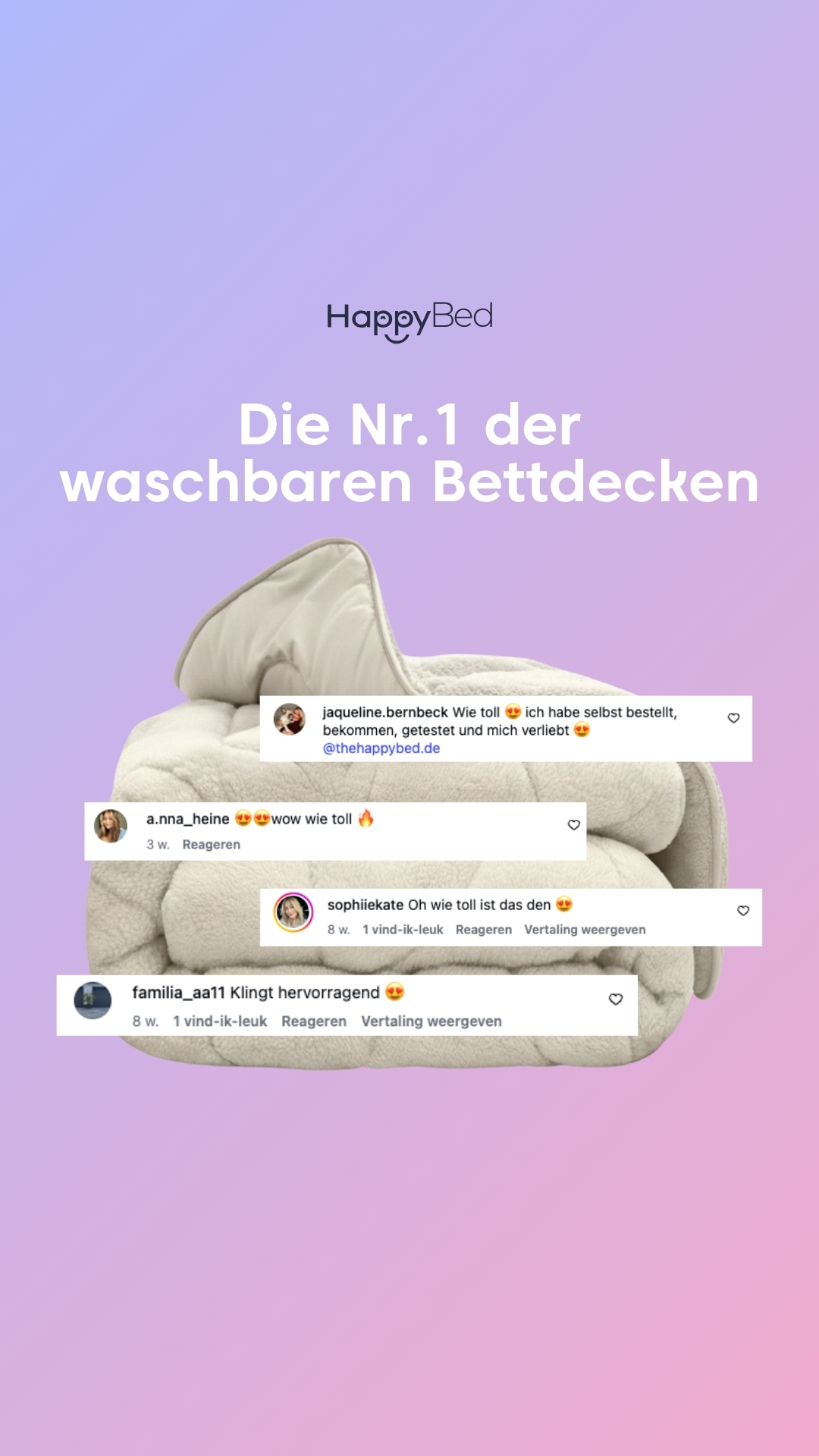 Thehappybed.de Facebook ad