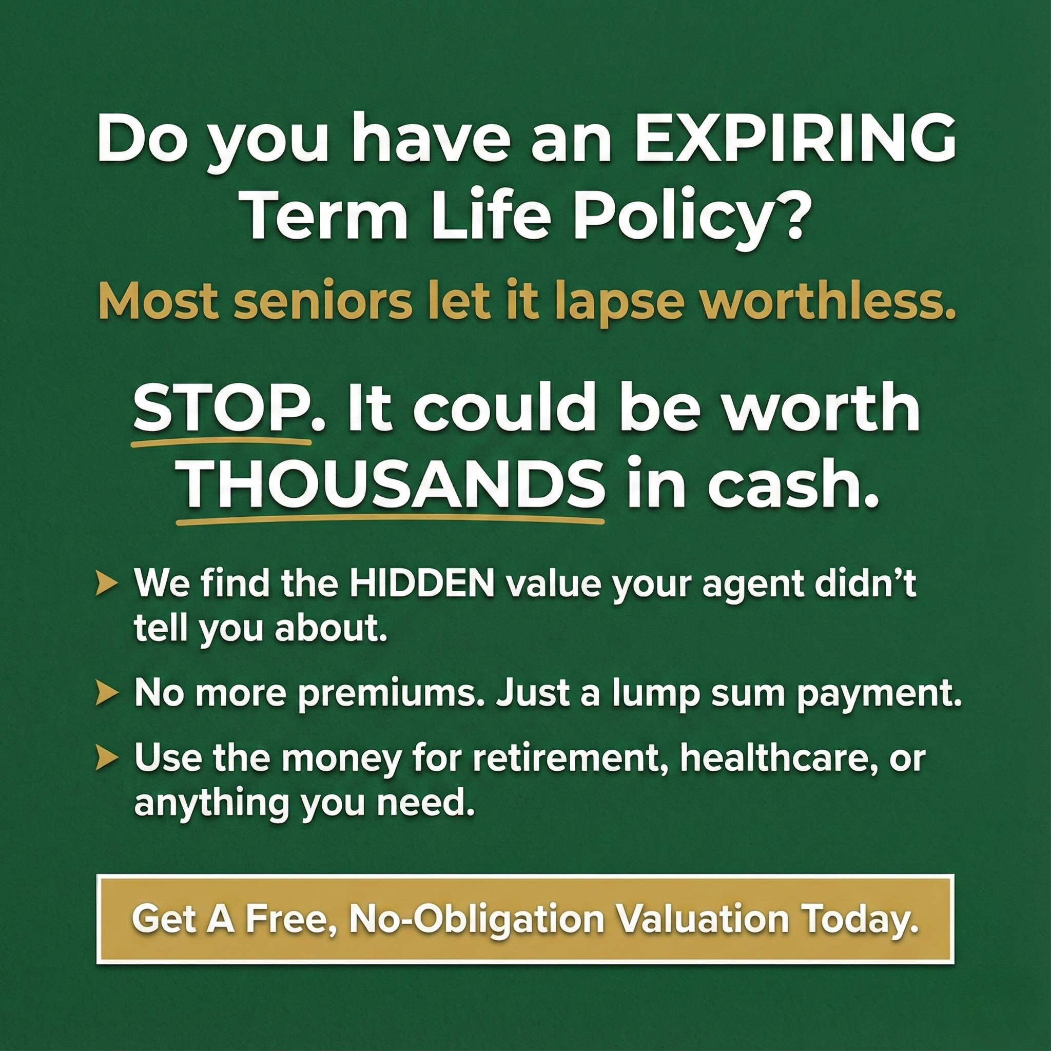 Lifestone Settlements Facebook ad