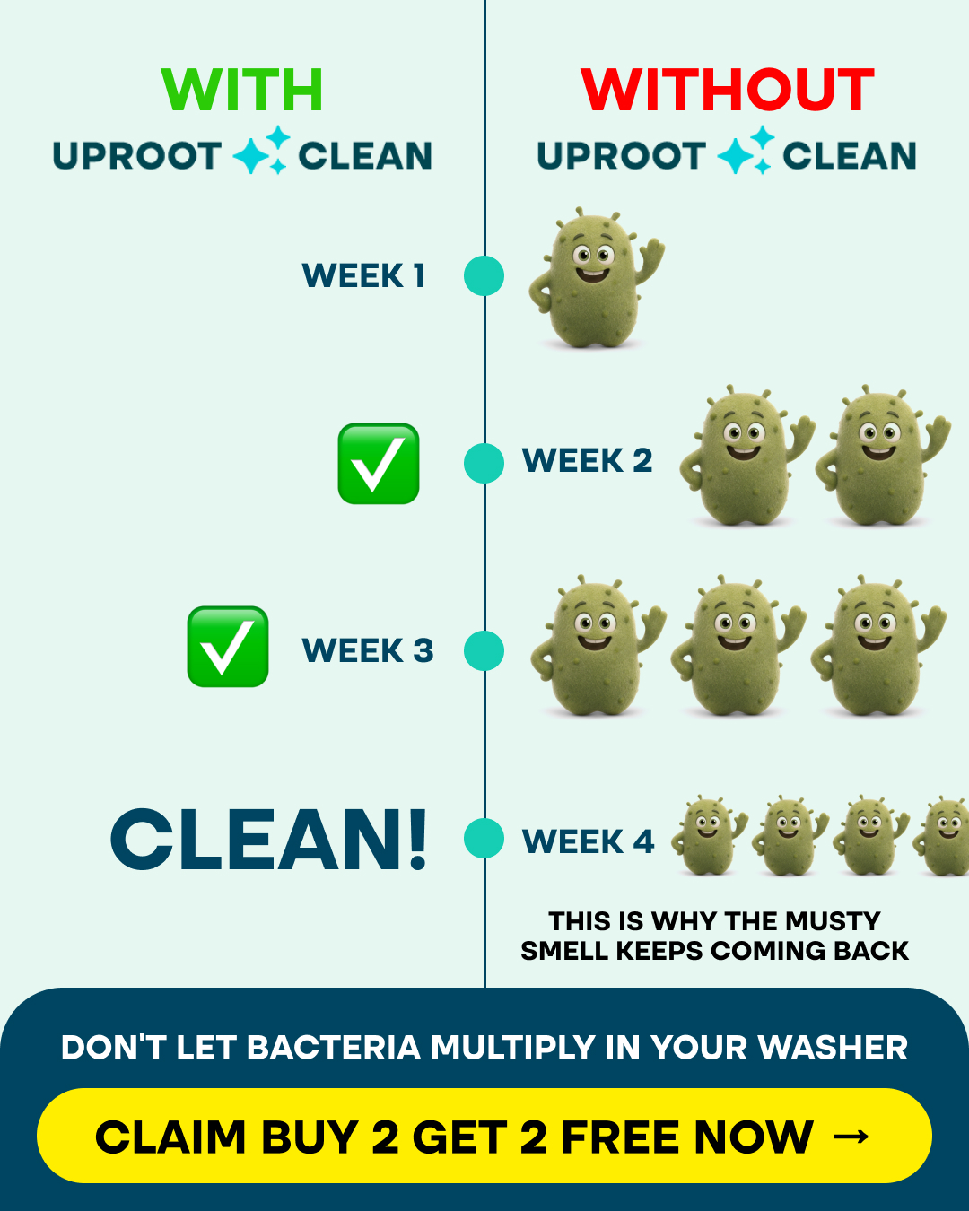 Uproot Clean Facebook ad