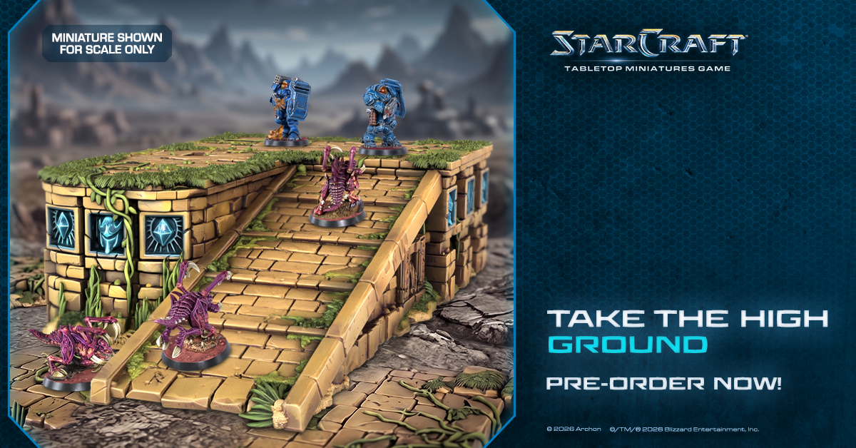 StarCraft: Tabletop Miniatures Game Facebook ad: Pre-order now!