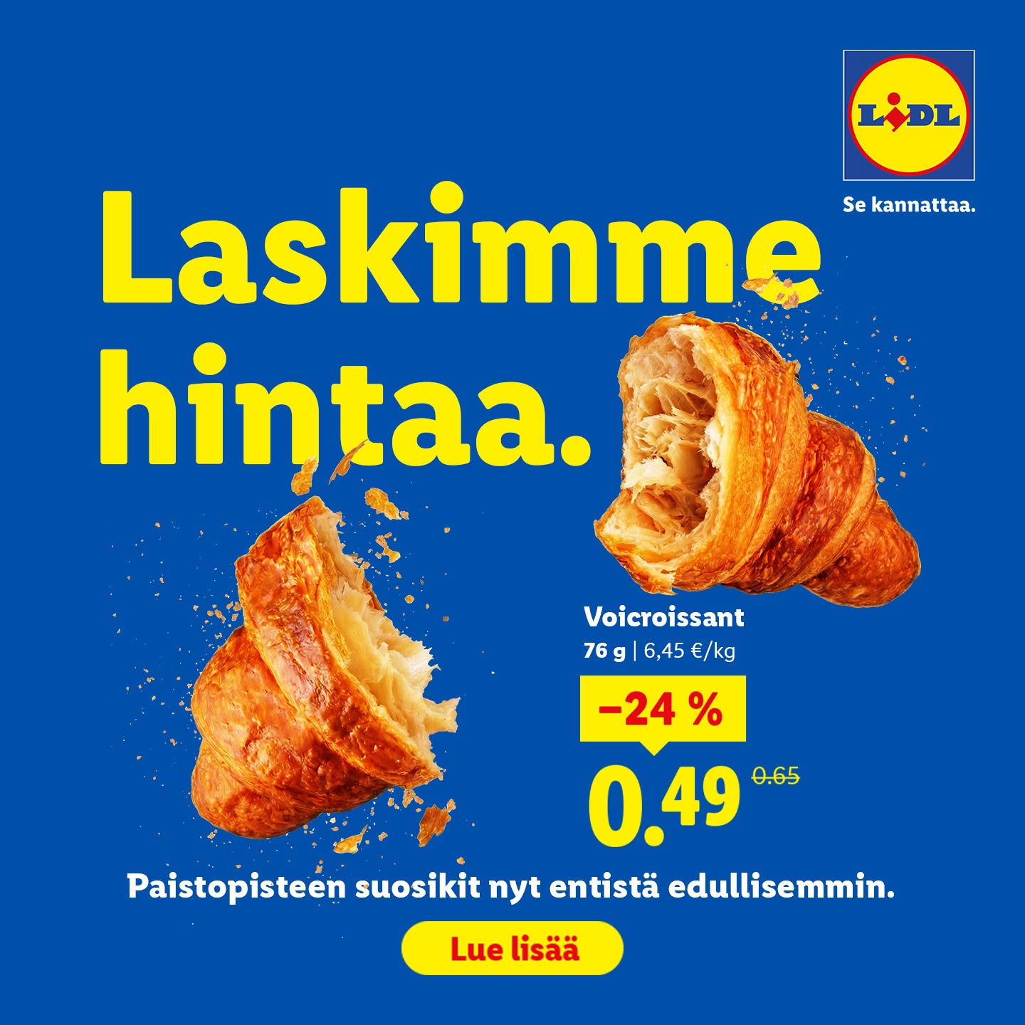 Lidl Suomi Facebook ad