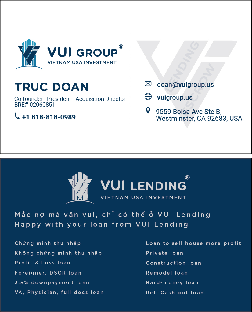 VUI Group - Công ty Địa Ốc - Real Estate & Mortgage Loan Facebook ad: Đăng ký tư vấn miễn phí trường hợp cụ thể của Quý vị