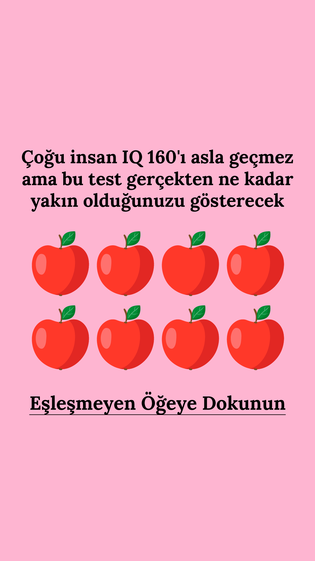 Zeka Testi Facebook ad: 30 soruyu cevapla ve sonucunu öğren