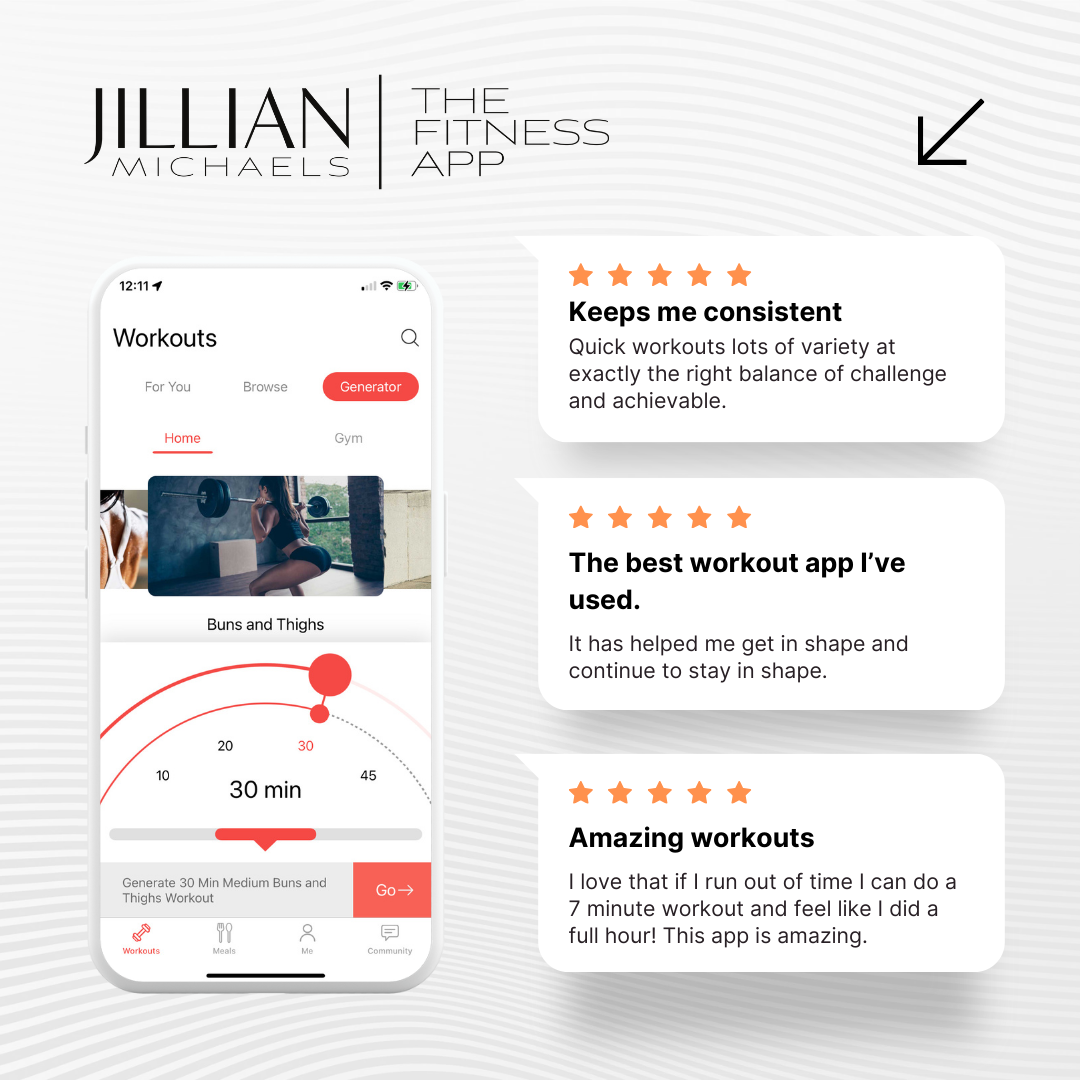 Jillian Michaels Facebook ad