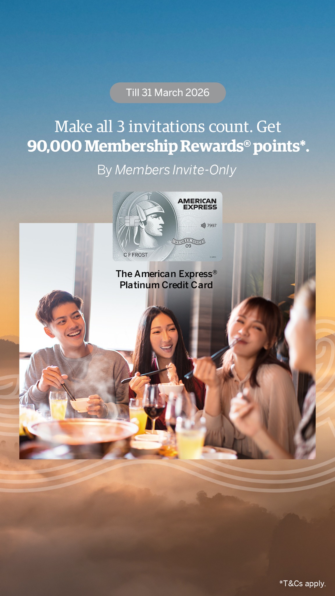 American Express Facebook ad from Feb 12, 2026