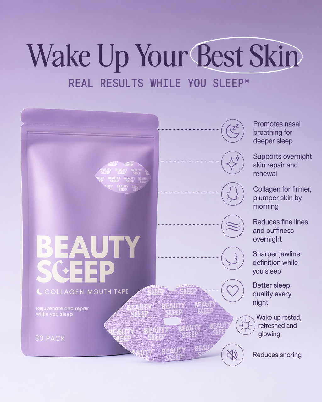 Beauty Sleep Facebook ad