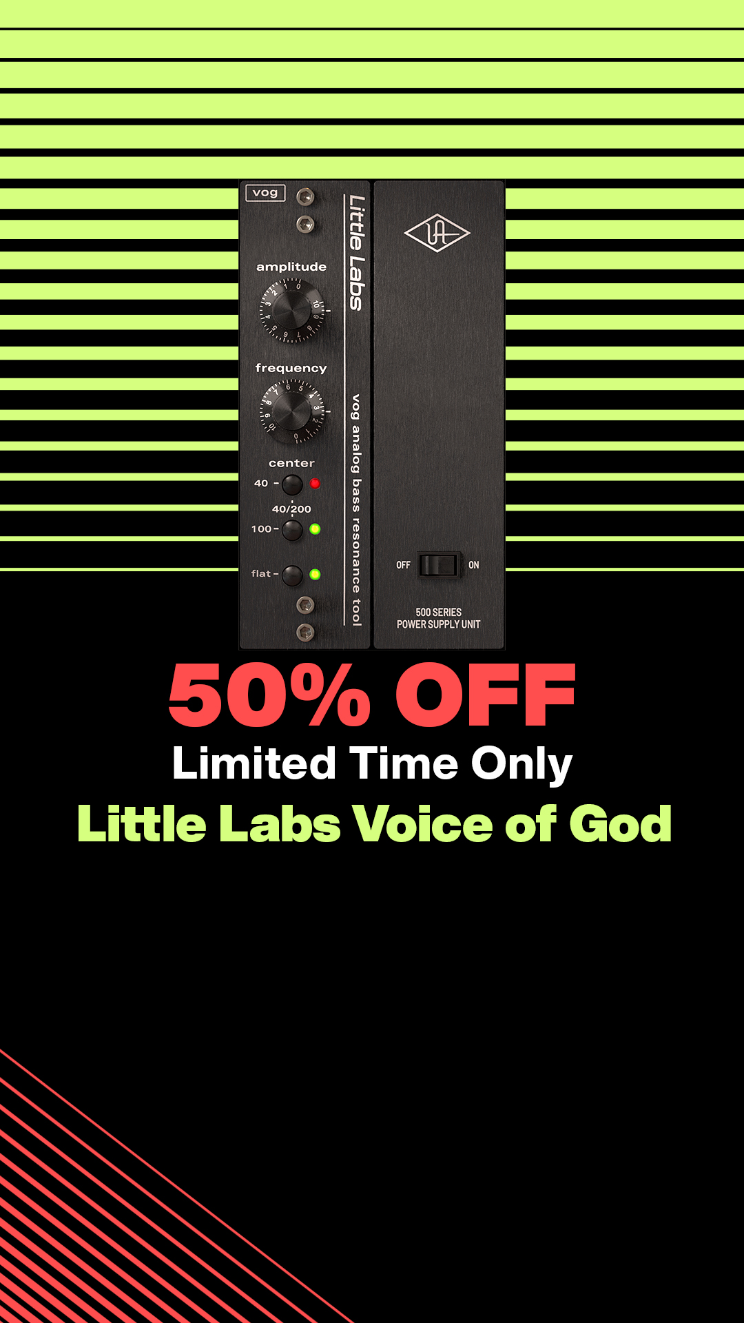 Universal Audio Facebook ad