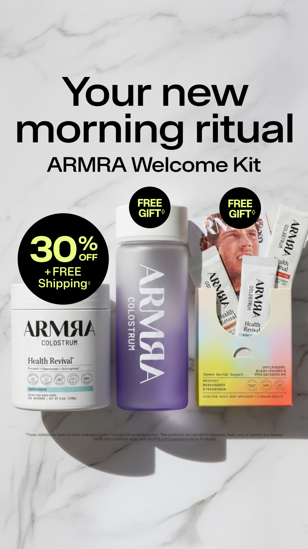 ARMRA Facebook ad