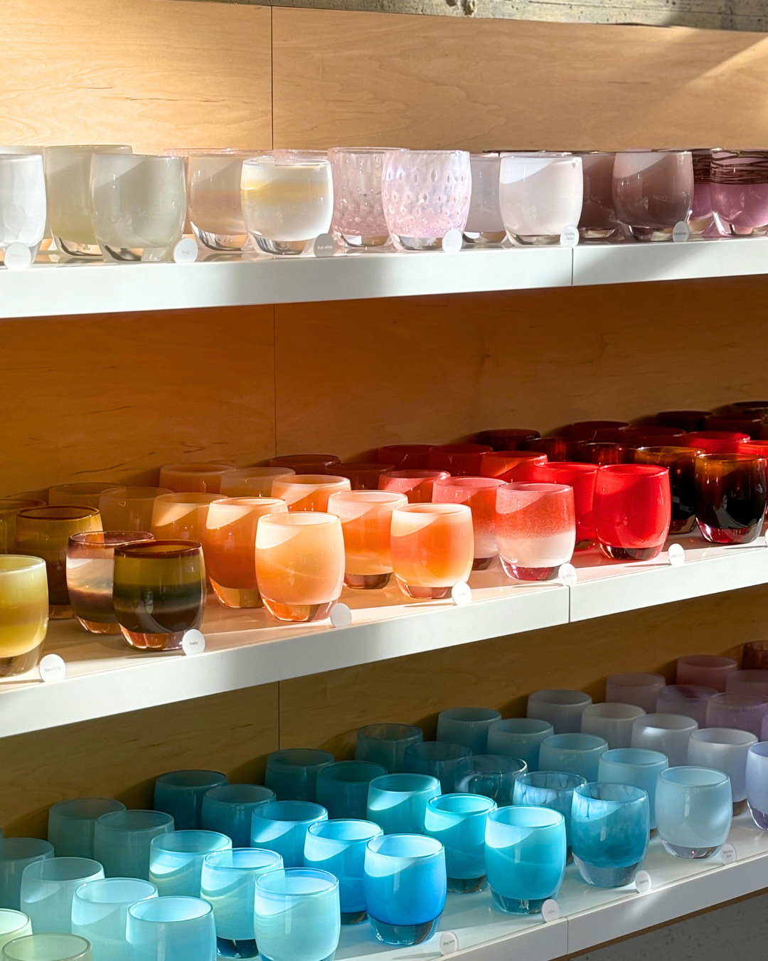 glassybaby Facebook ad: Love is in the air.