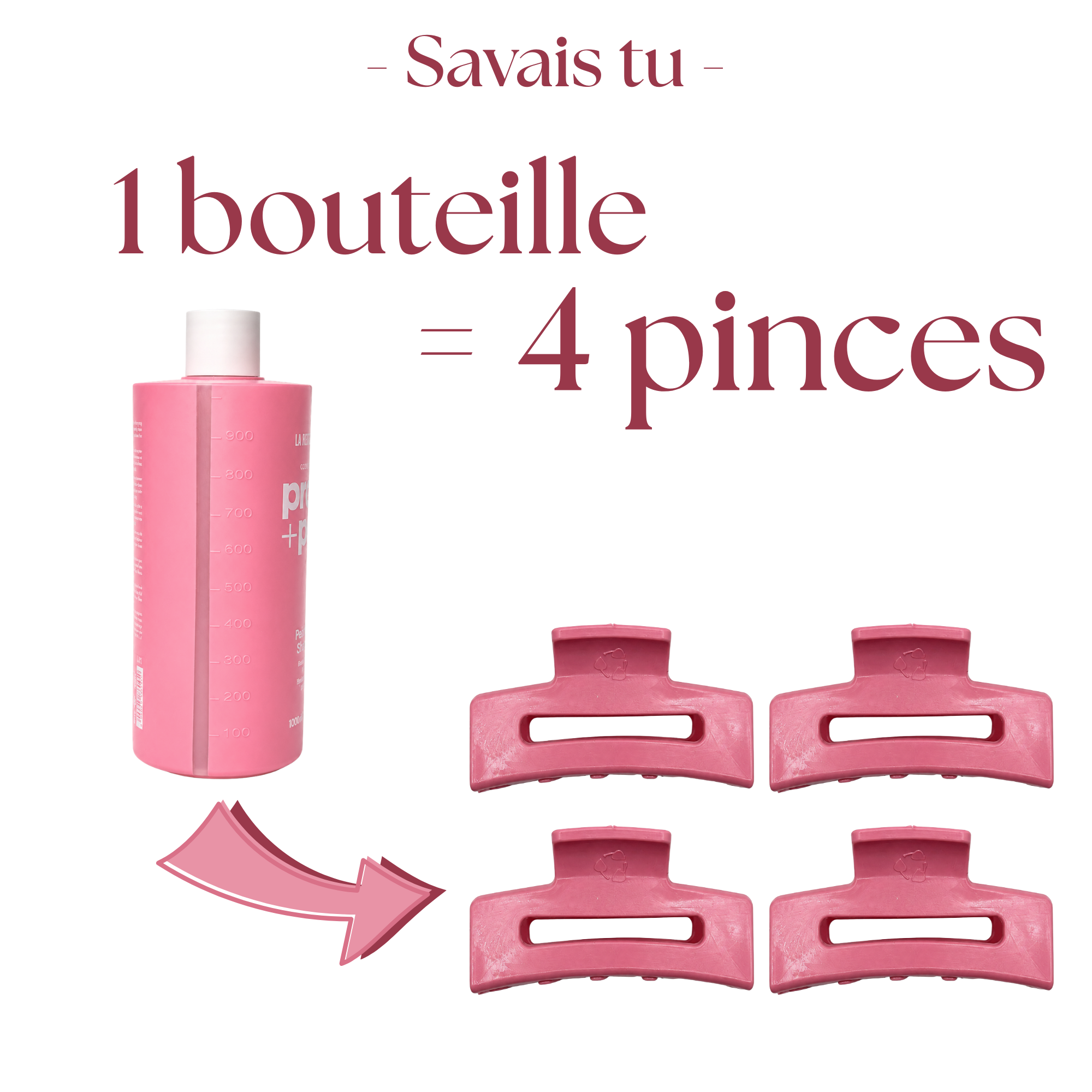 Unique Plastique Facebook ad: Une pince 100% recyclée