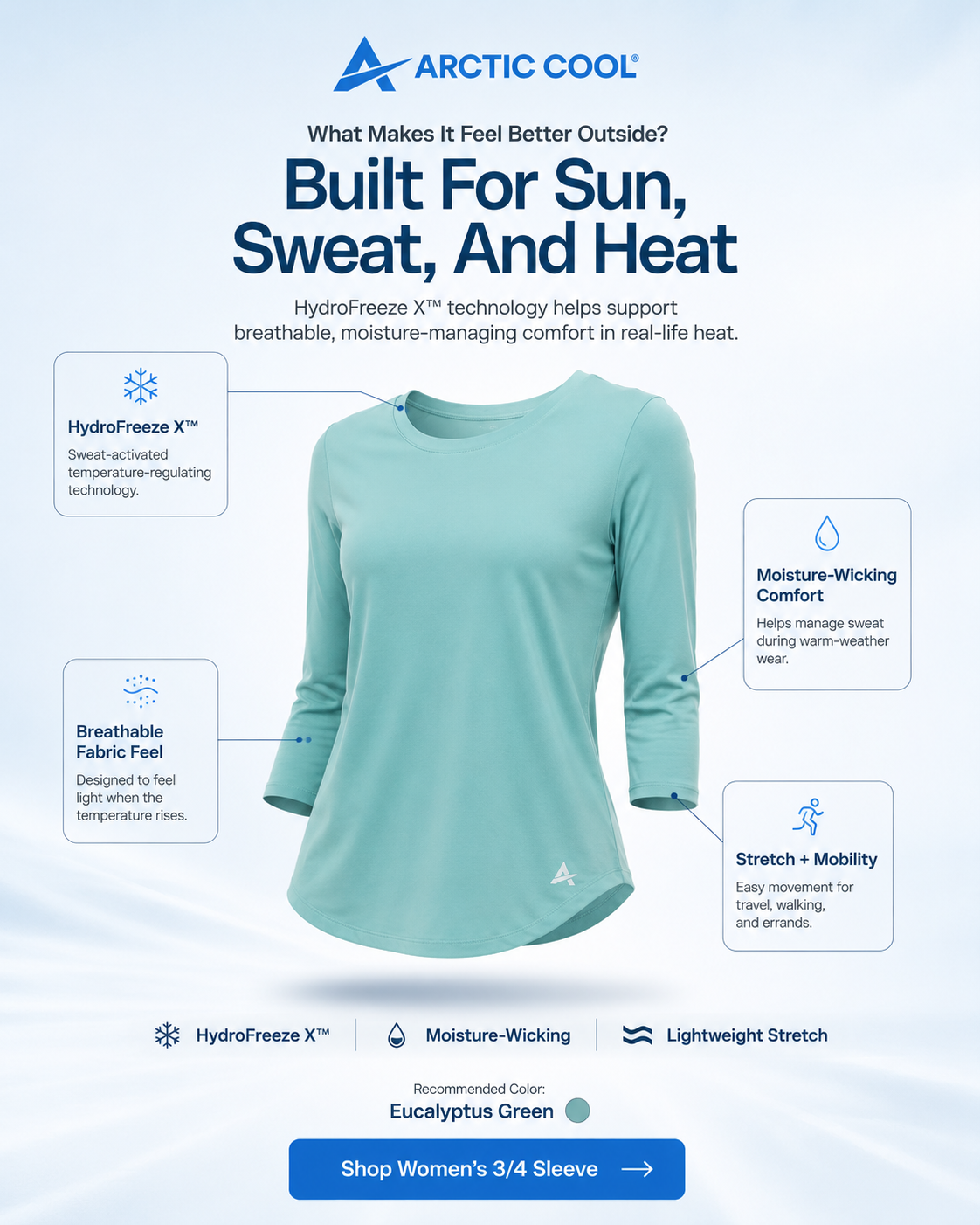Arctic Cool Facebook ad
