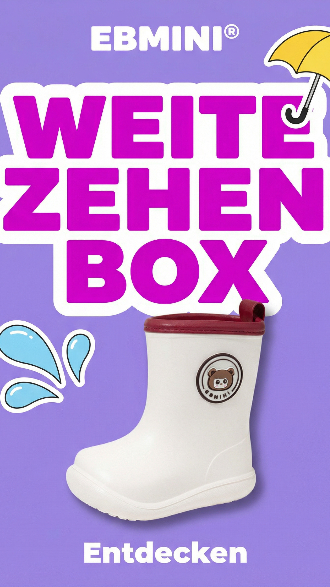 Ebmini - Kinder Barfußschuhe Facebook ad