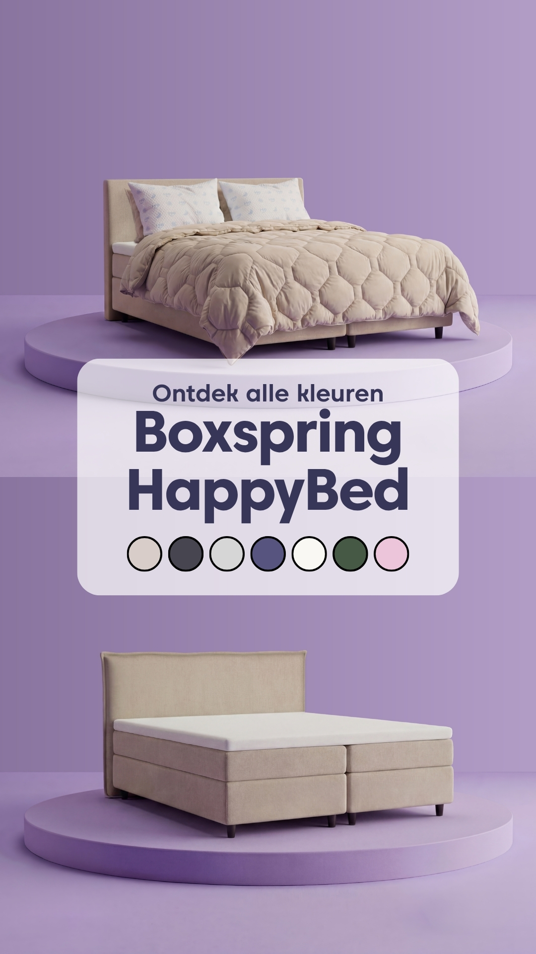 HappyBed Facebook ad